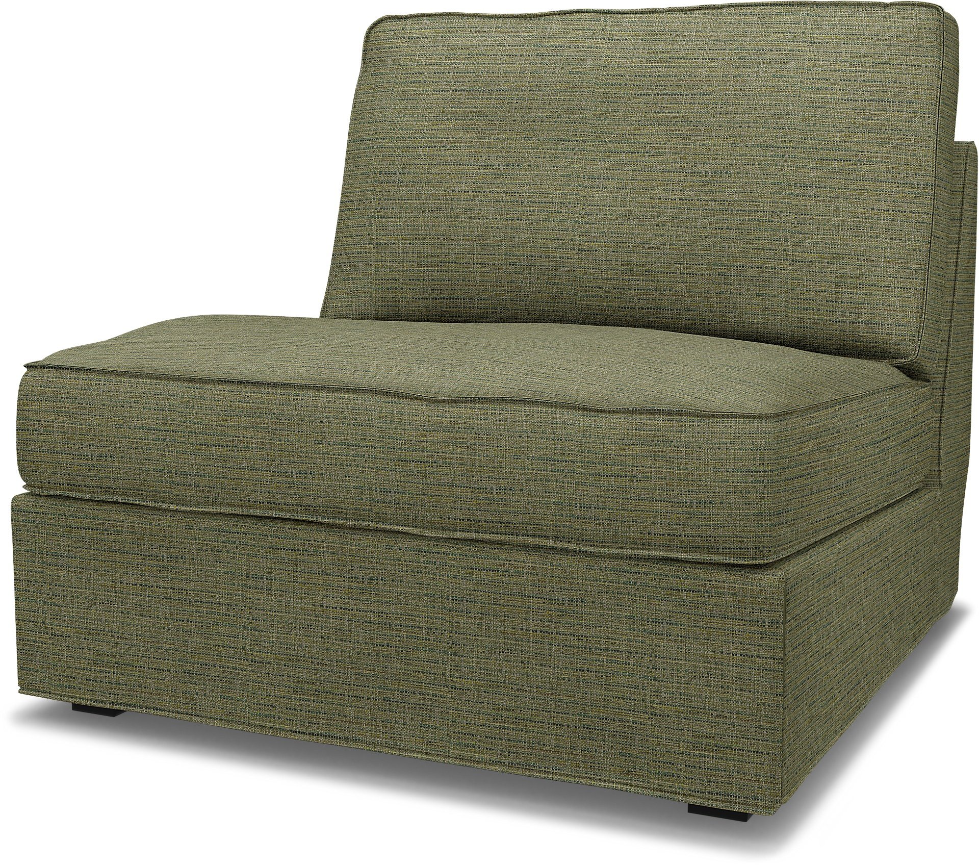 IKEA - Kivik 1 seater sofa bed, Meadow Green, Boucle & Texture - Bemz