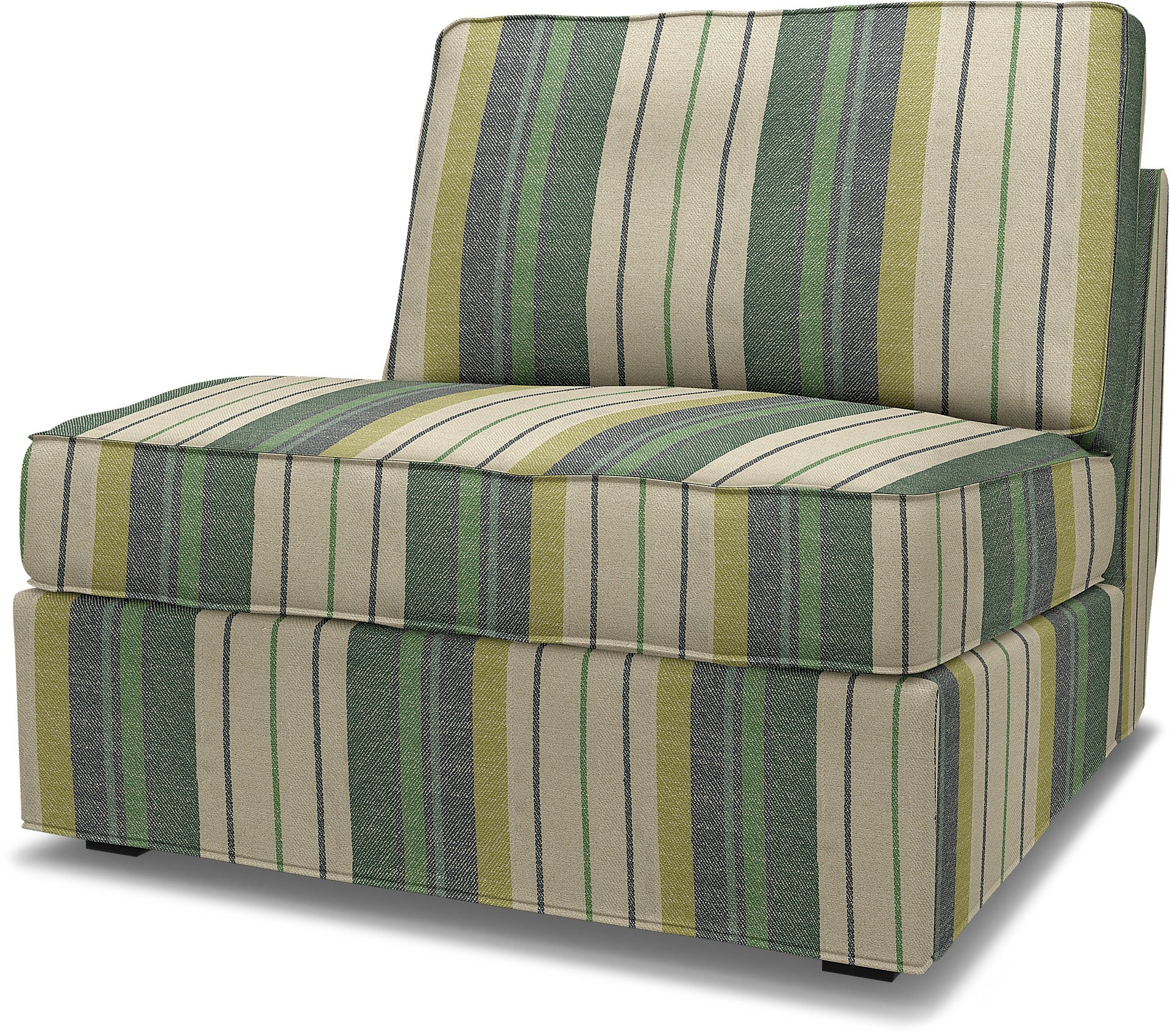 IKEA - Kivik 1 seater sofa bed, Forest Glade, Cotton - Bemz