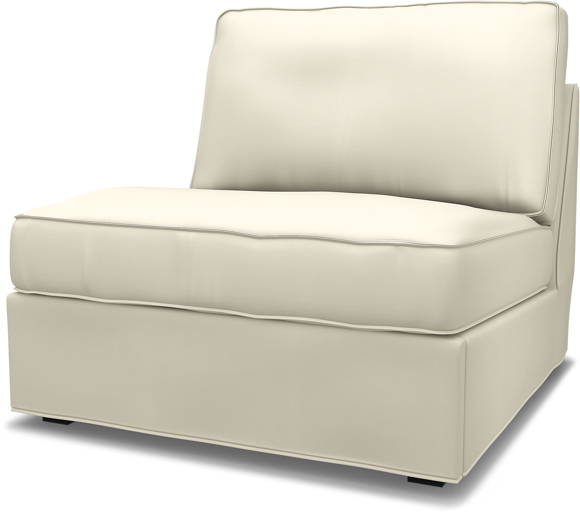IKEA - Kivik 1 Seater Sofa bed cover, Tofu, Cotton - Bemz