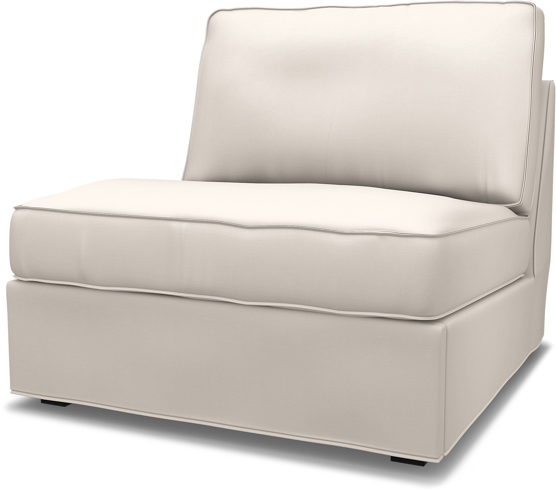 IKEA - Kivik 1 seater sofa bed, Soft White, Cotton - Bemz