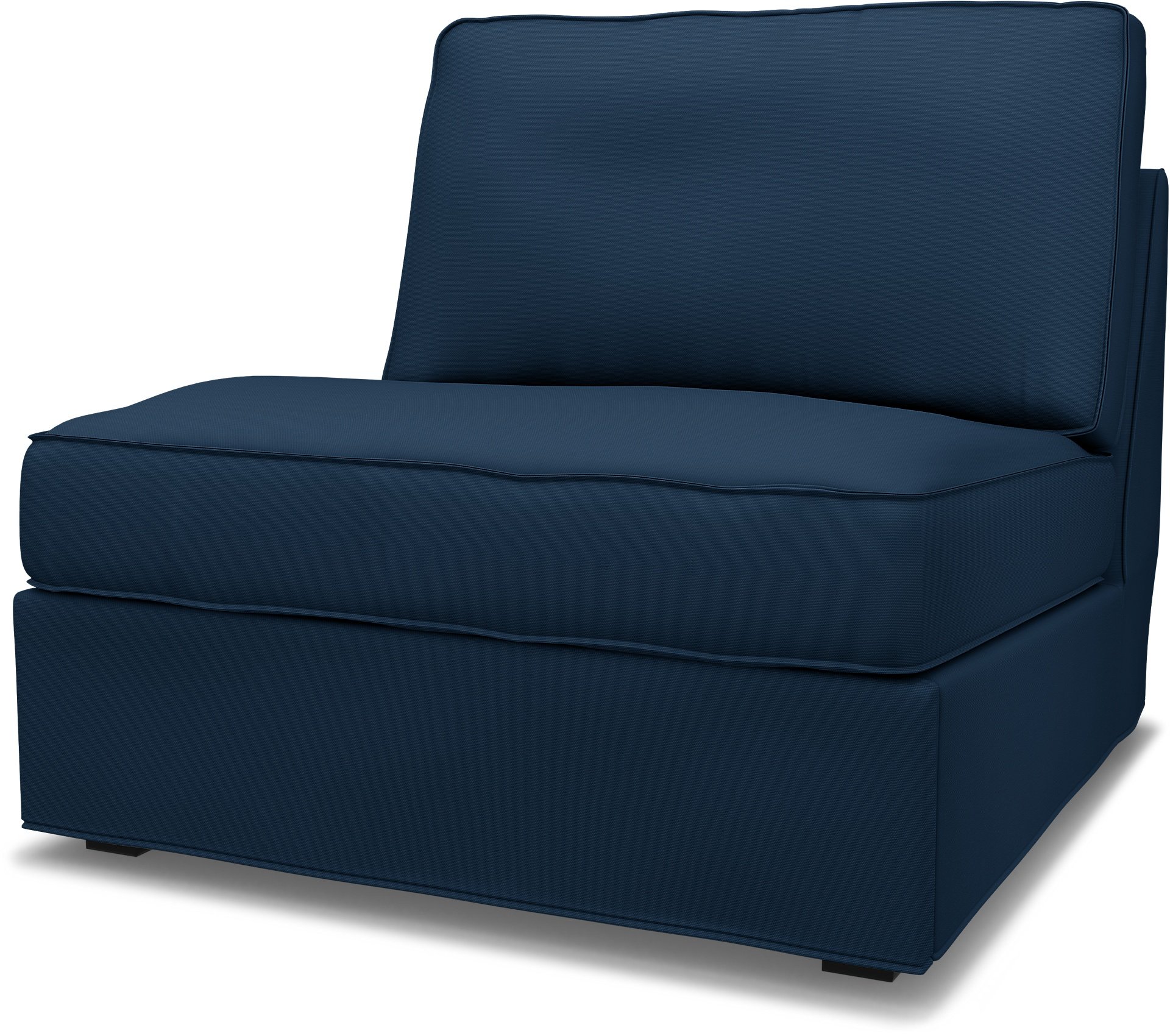 IKEA - Kivik 1 seater sofa bed, Deep Navy Blue, Cotton - Bemz