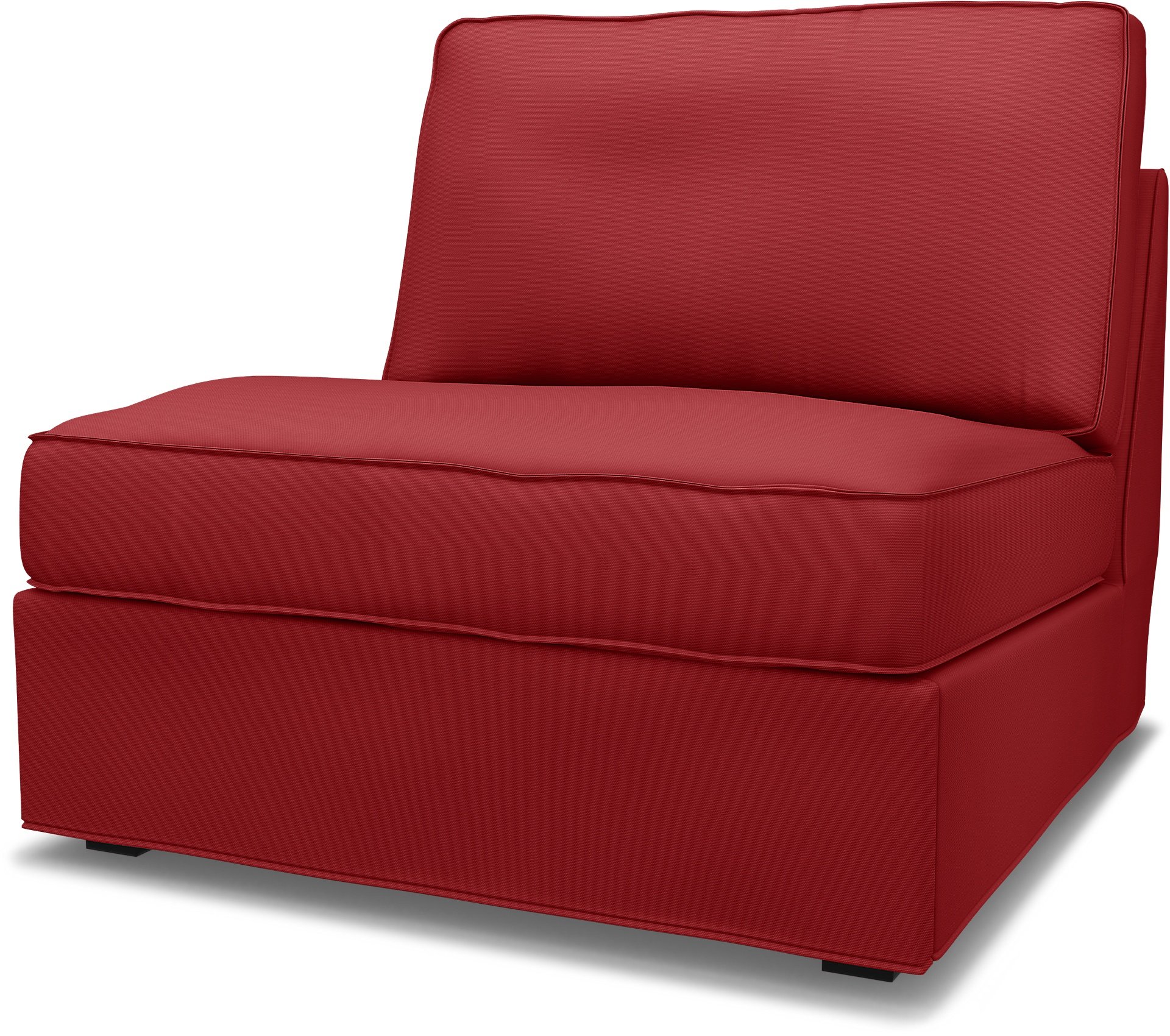 IKEA - Kivik 1 seater sofa bed, Scarlet Red, Cotton - Bemz