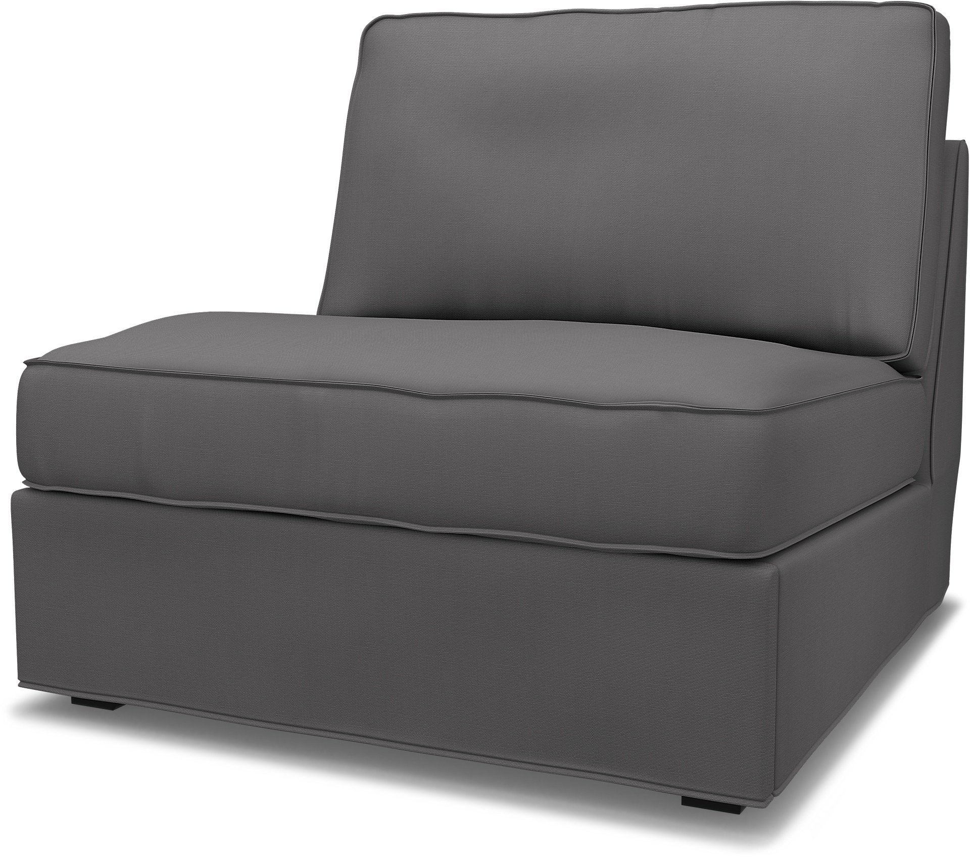 IKEA - Kivik 1 seater sofa bed, Smoked Pearl, Cotton - Bemz