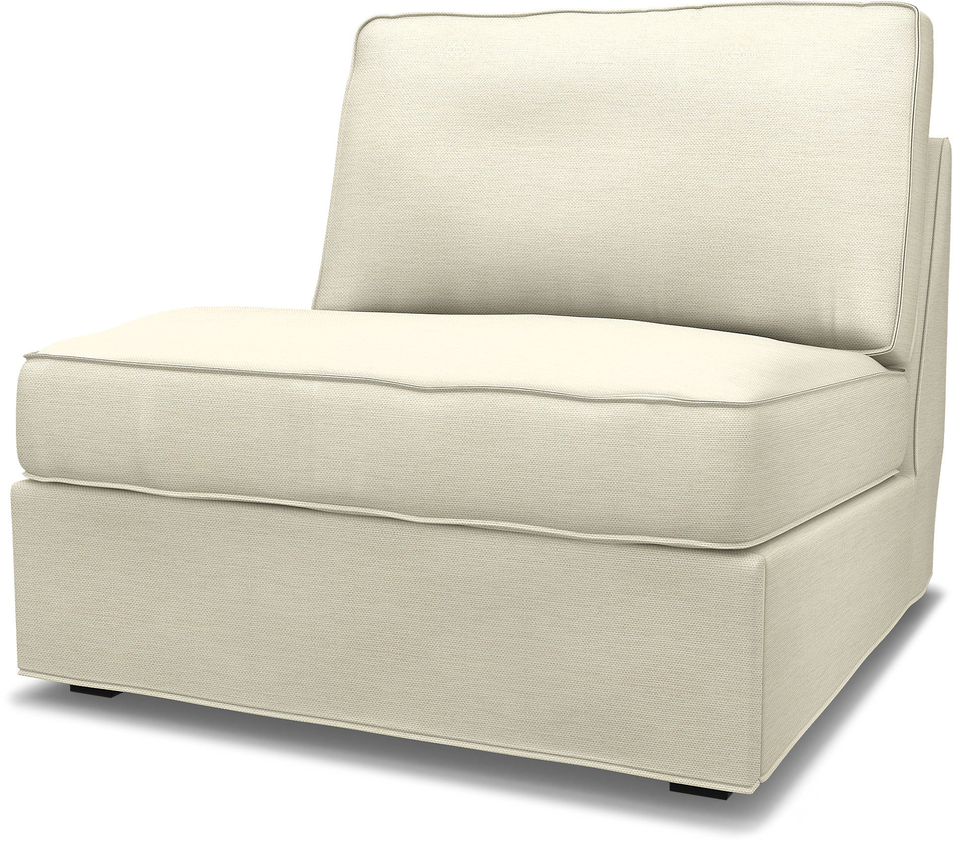 IKEA - Kivik 1 Seater Sofa bed cover, Sand Beige, Cotton - Bemz