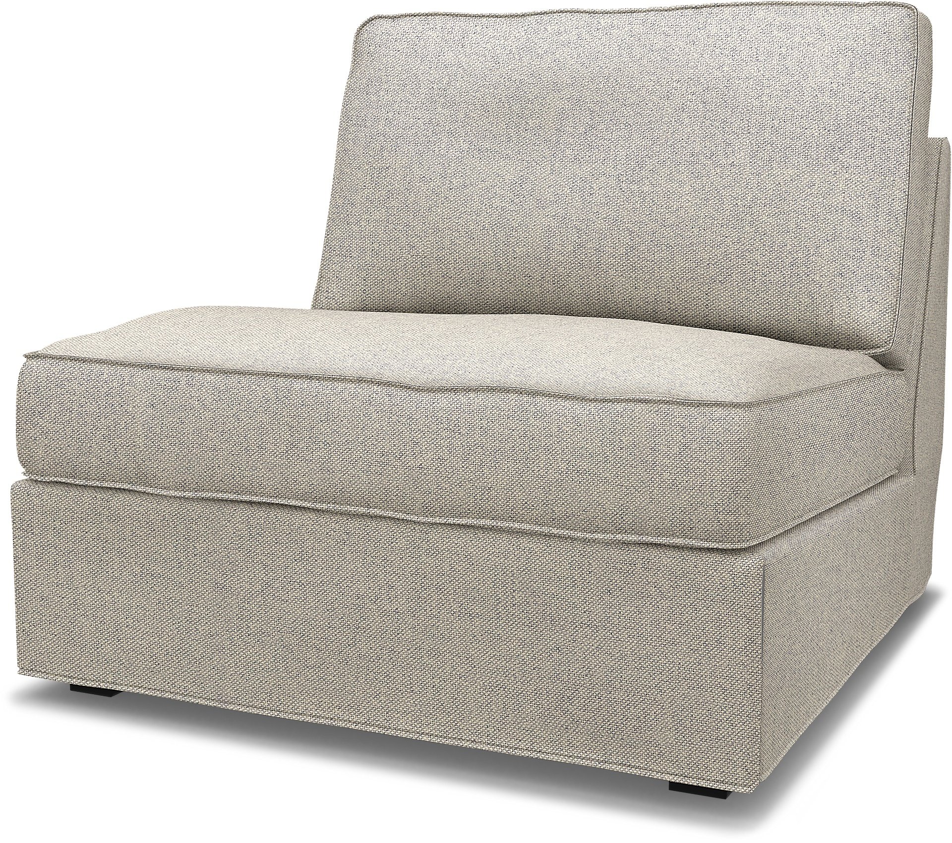 IKEA - Kivik 1 seater sofa bed, Silver Grey, Cotton - Bemz