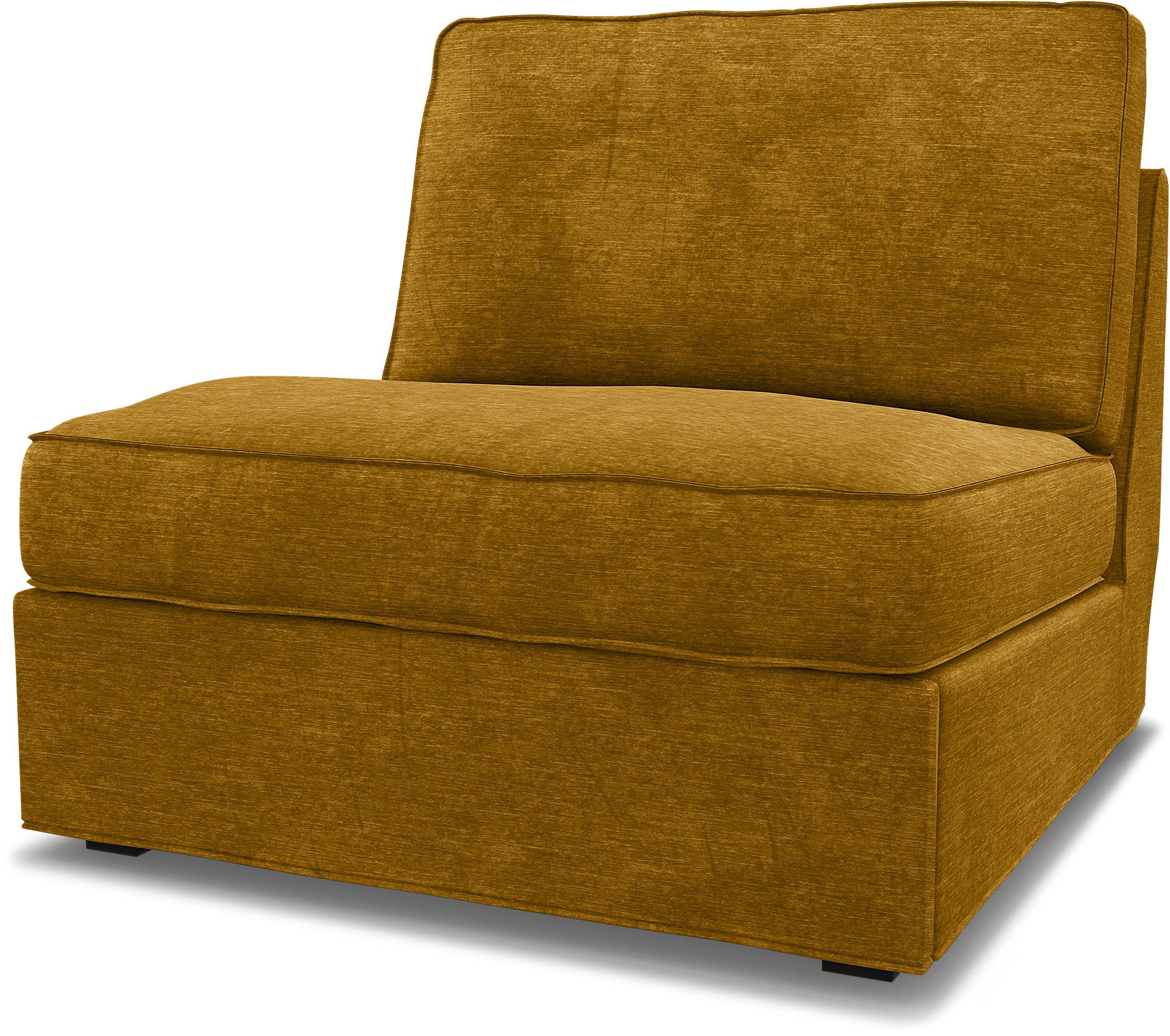 IKEA - Kivik 1 Seater Sofa bed cover, Tumeric, Velvet - Bemz
