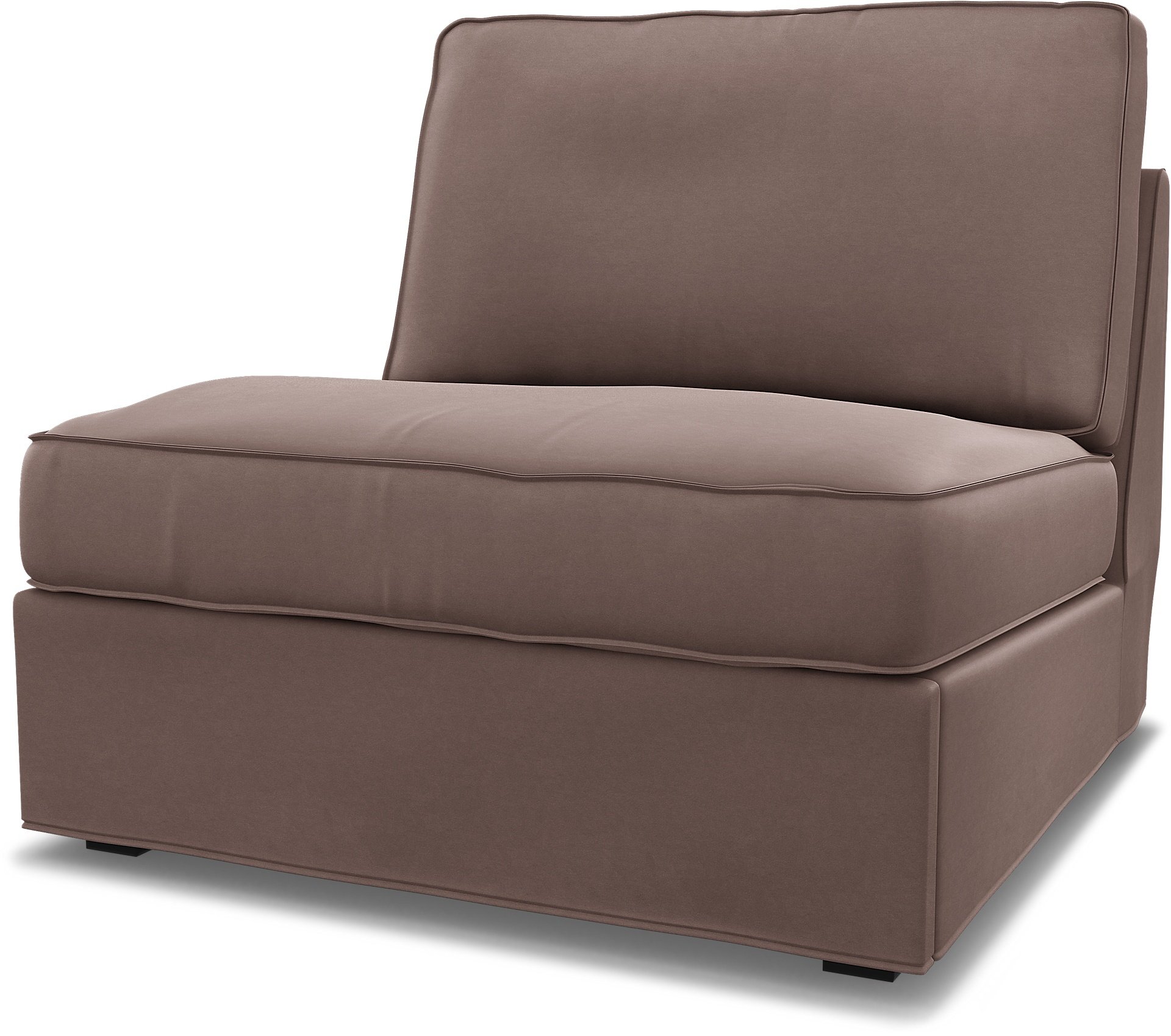 IKEA - Kivik 1 seater sofa bed, Lavender, Velvet - Bemz