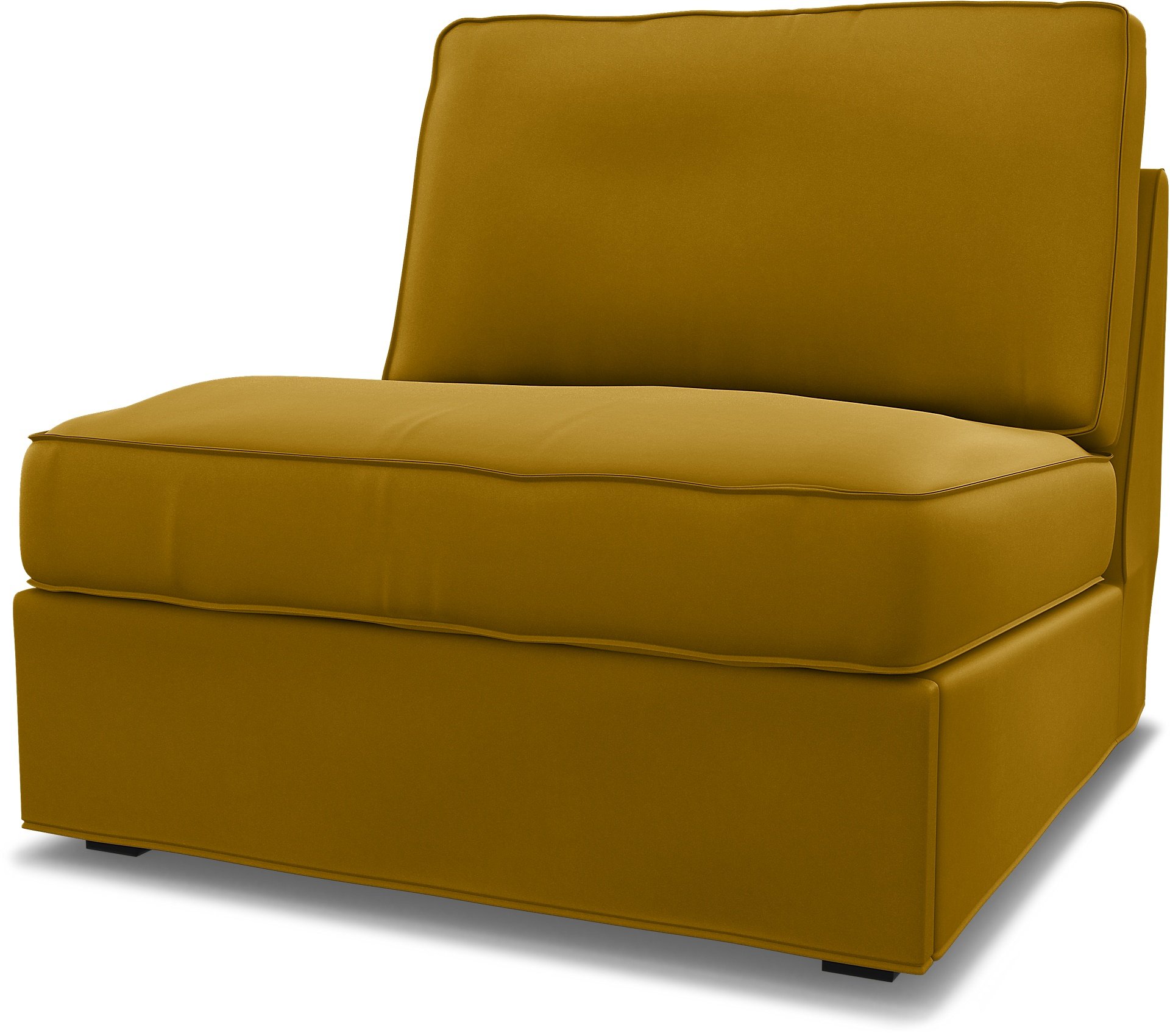 IKEA - Kivik 1 seater sofa bed, Dijon, Velvet - Bemz