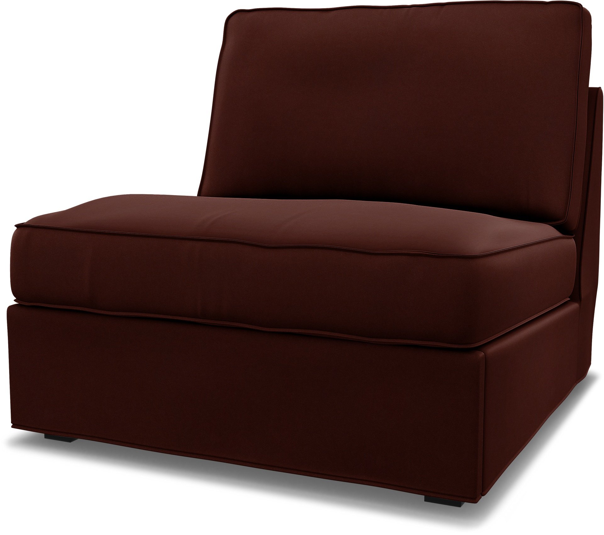 IKEA - Kivik 1 seater sofa bed, Ground Coffee, Velvet - Bemz