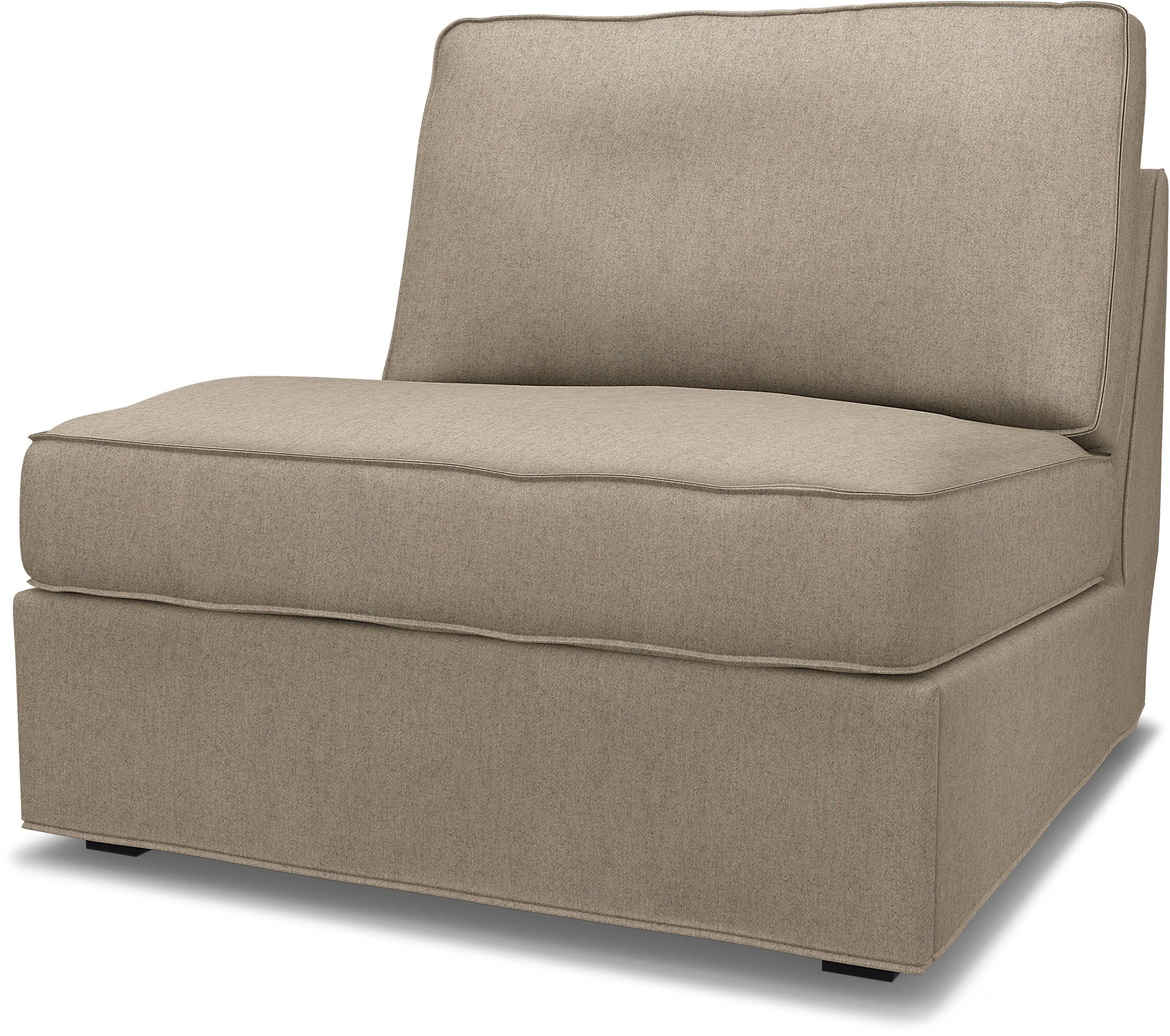 IKEA - Kivik 1 seater sofa bed, Birch, Wool - Bemz