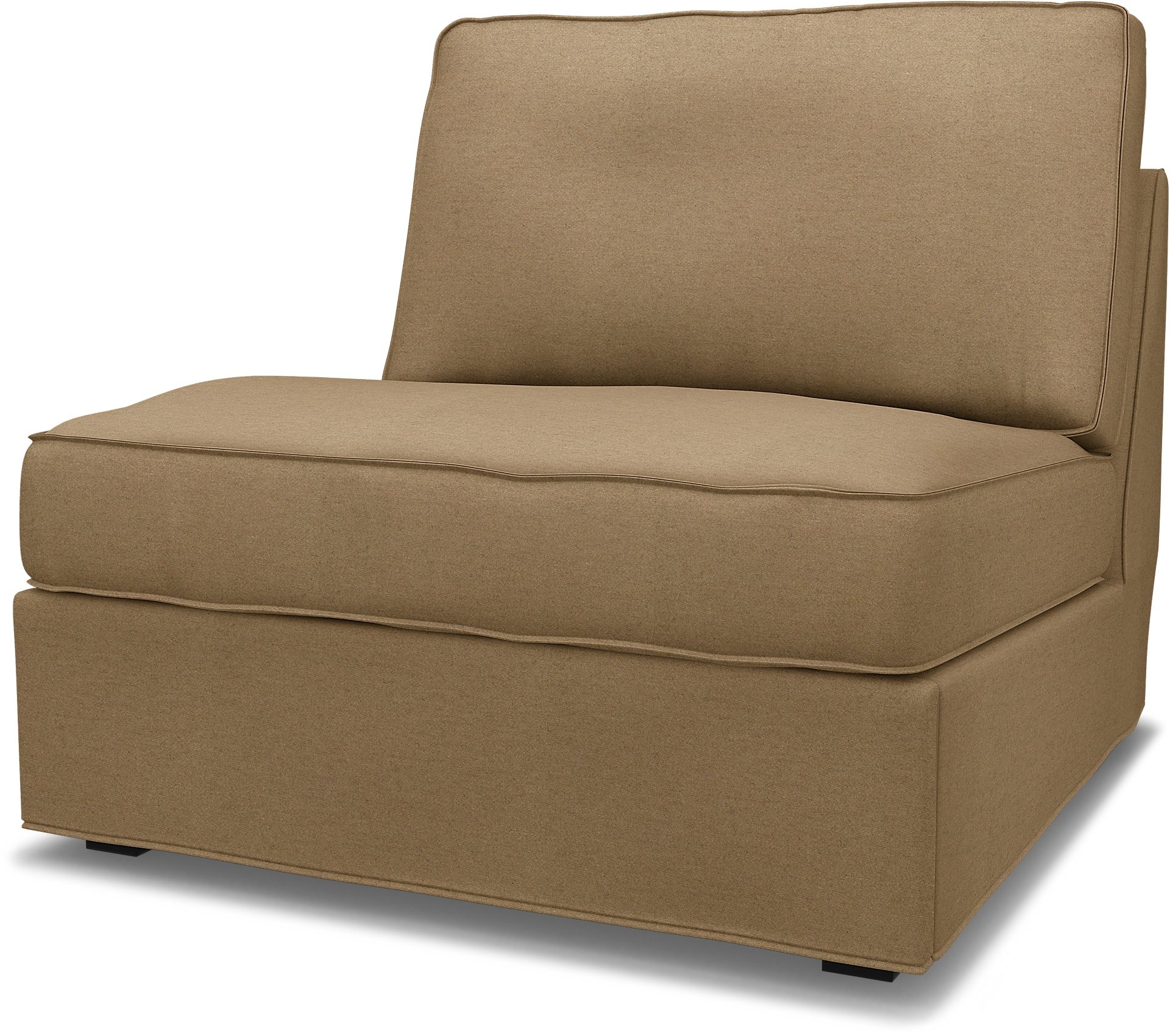 IKEA - Kivik 1 seater sofa bed, Sand, Wool - Bemz