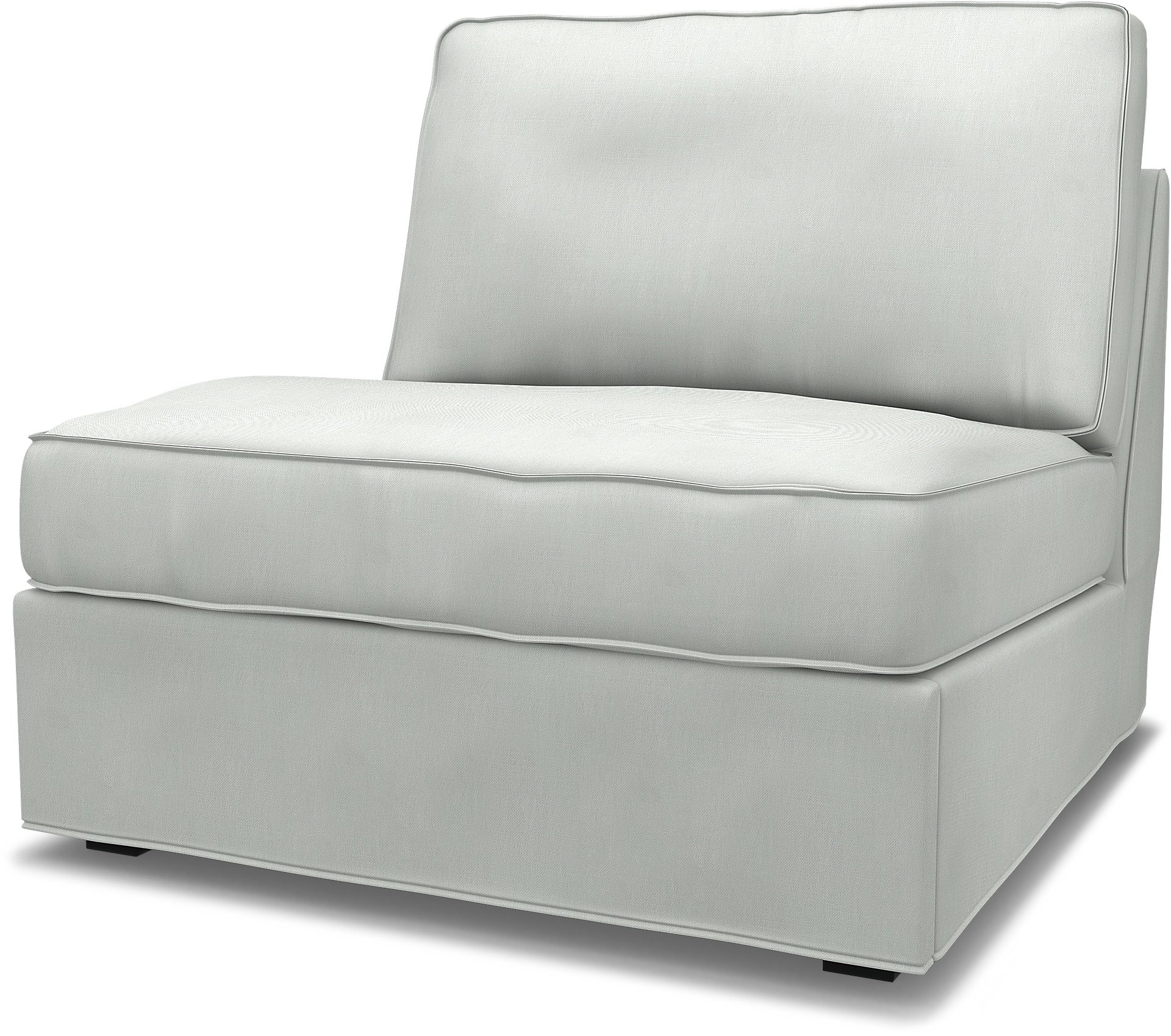 IKEA - Kivik 1 seater sofa bed, Silver Grey, Linen - Bemz