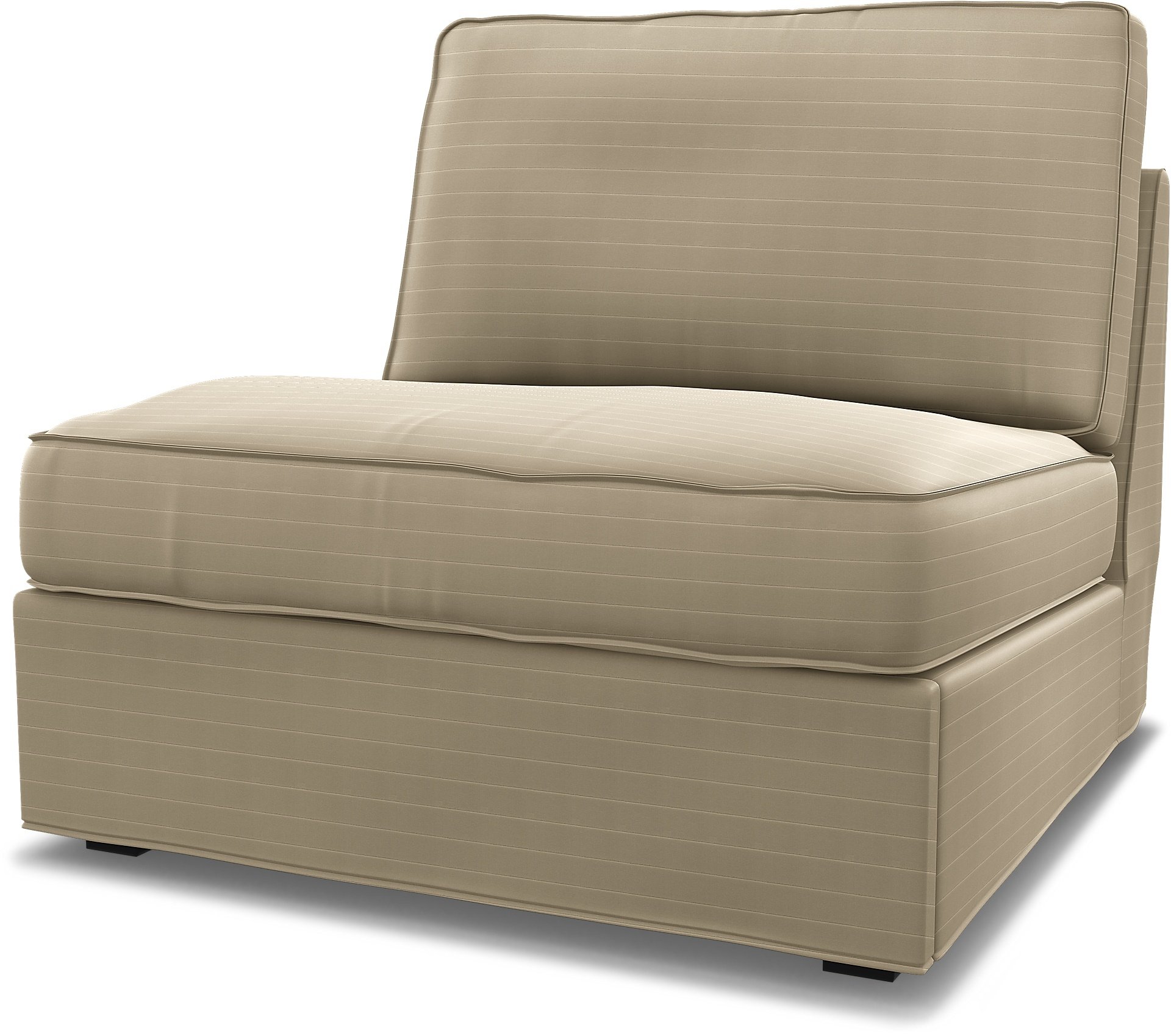 IKEA - Kivik 1 seater sofa bed, Oyster, Velvet - Bemz