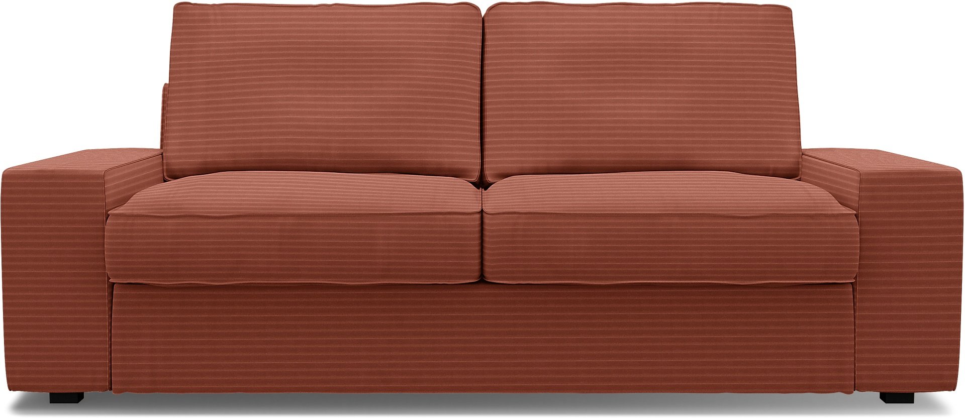 IKEA - Kivik 2 Seater Sofa Cover, Retro Pink, Corduroy - Bemz