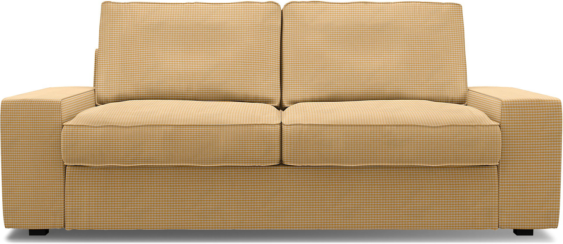 IKEA - Kivik 2 Seater Sofa Cover, Sun Yellow, Cotton - Bemz
