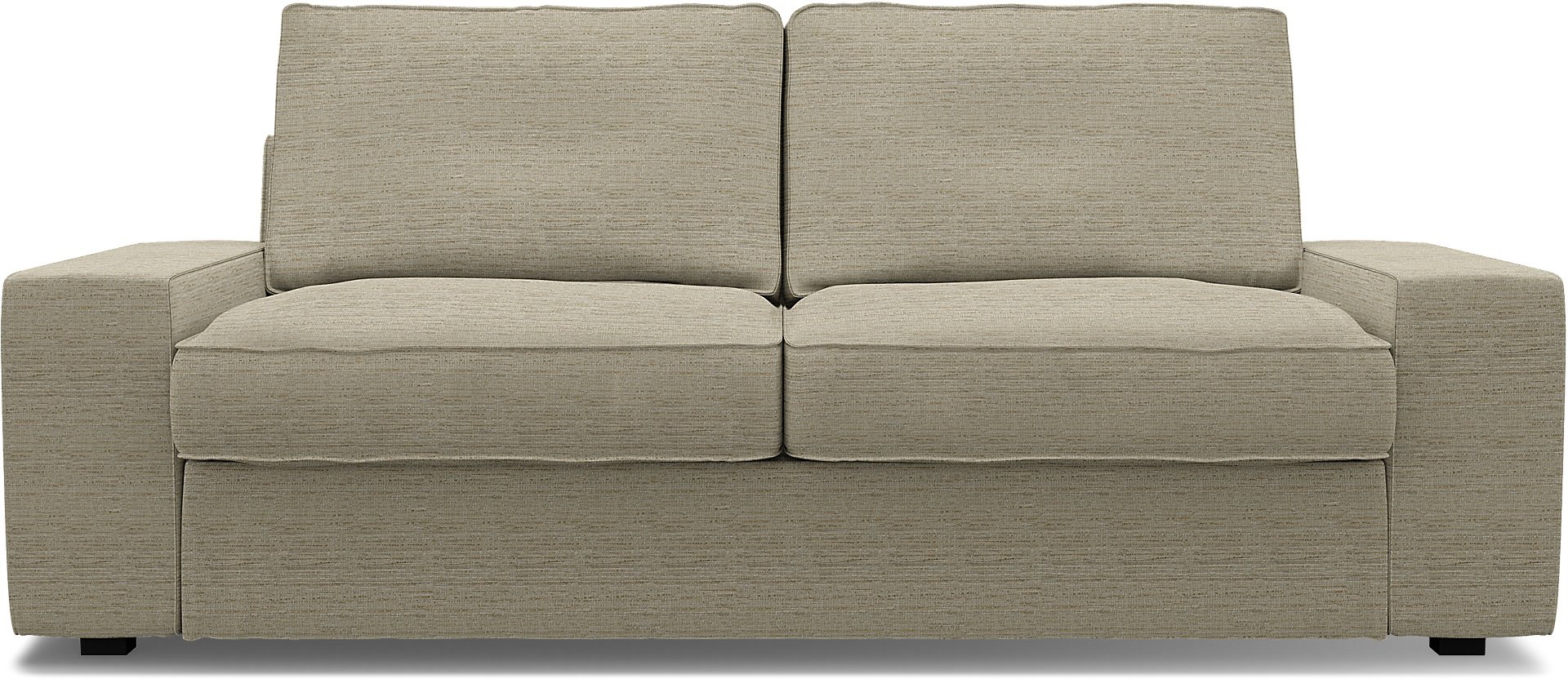 IKEA - Kivik 2 Seater Sofa Cover, Light Sand, Boucle & Texture - Bemz