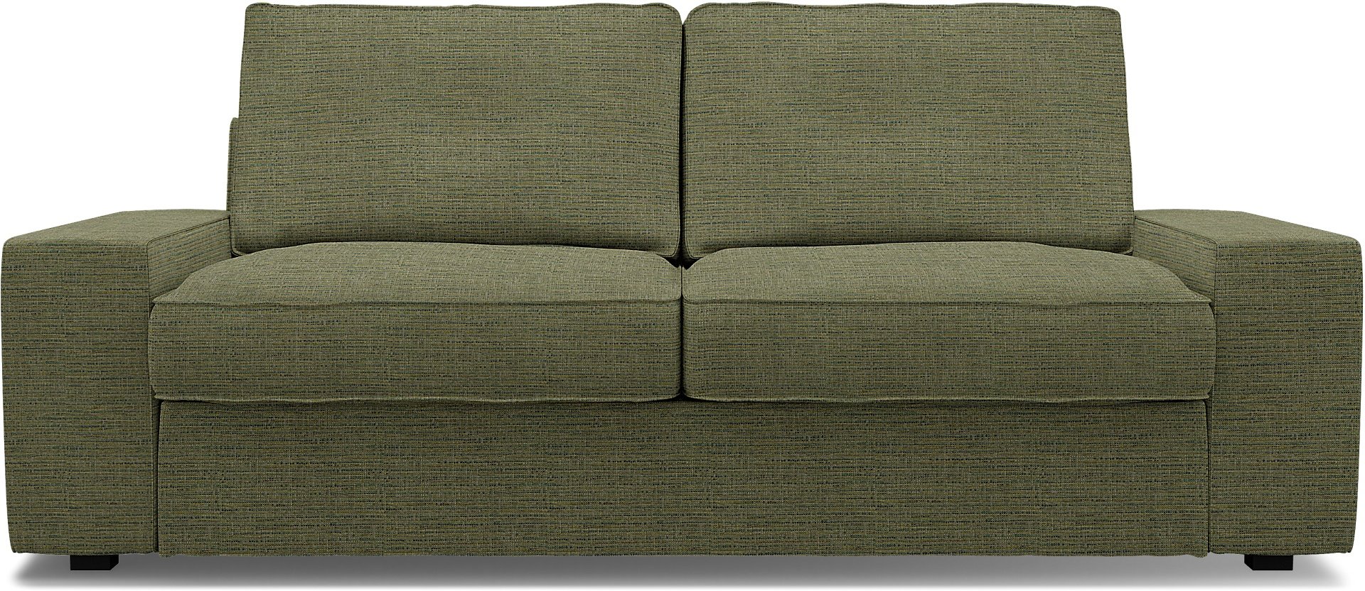 IKEA - Kivik 2 Seater Sofa Cover, Meadow Green, Boucle & Texture - Bemz