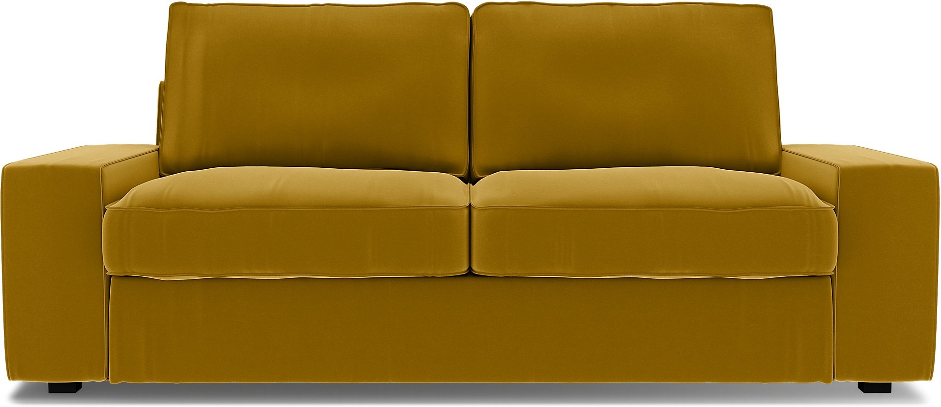 IKEA - Kivik 2 Seater Sofa Cover, Dijon, Velvet - Bemz