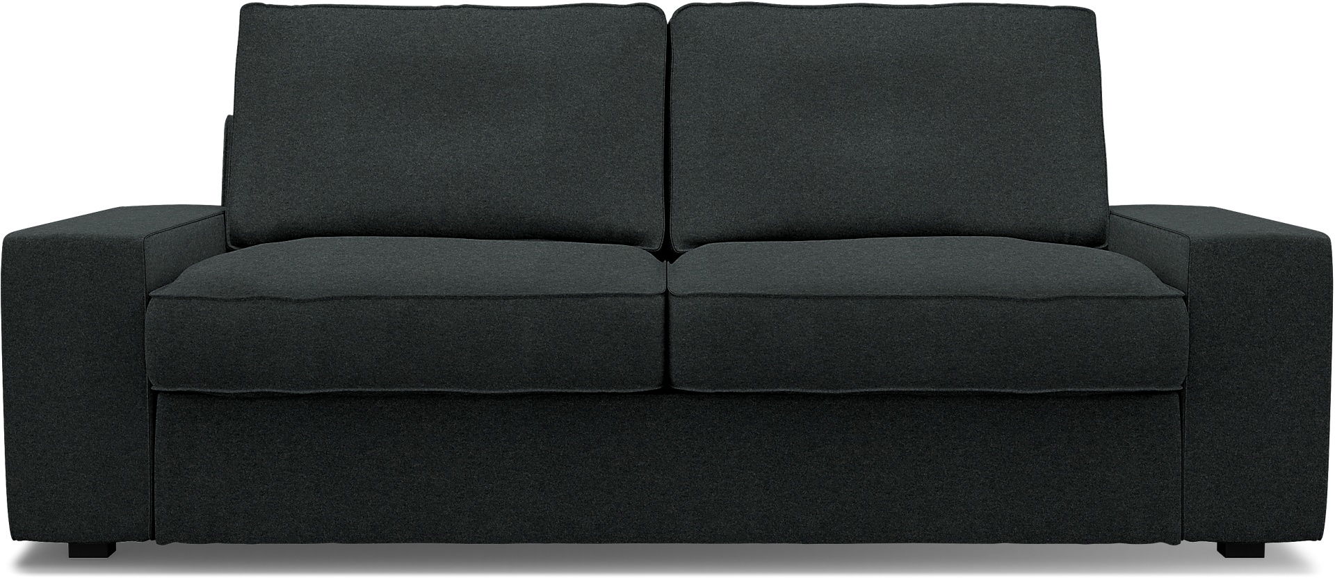 IKEA - Kivik 2 Seater Sofa Cover, Stone, Wool - Bemz