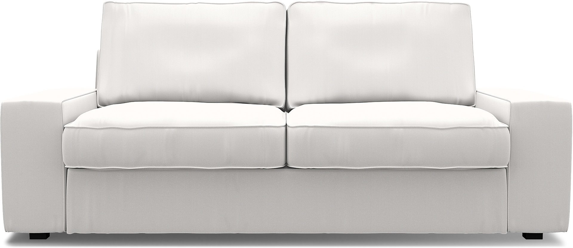 IKEA - Kivik 2 Seater Sofa Cover, Soft White, Linen - Bemz