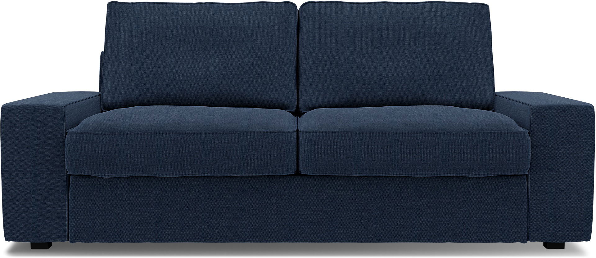 IKEA - Överdrag till Kivik 2-sitssoffa, Navy Blue, Linne - Bemz