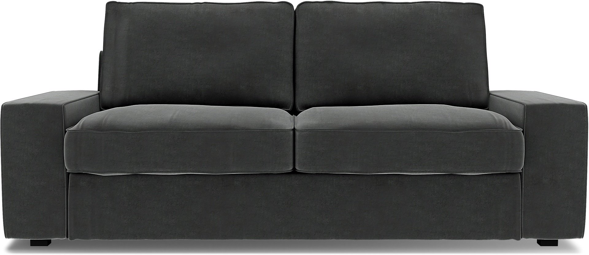 IKEA - Kivik 2 Seater Sofa Cover, Moleskin, Velvet - Bemz