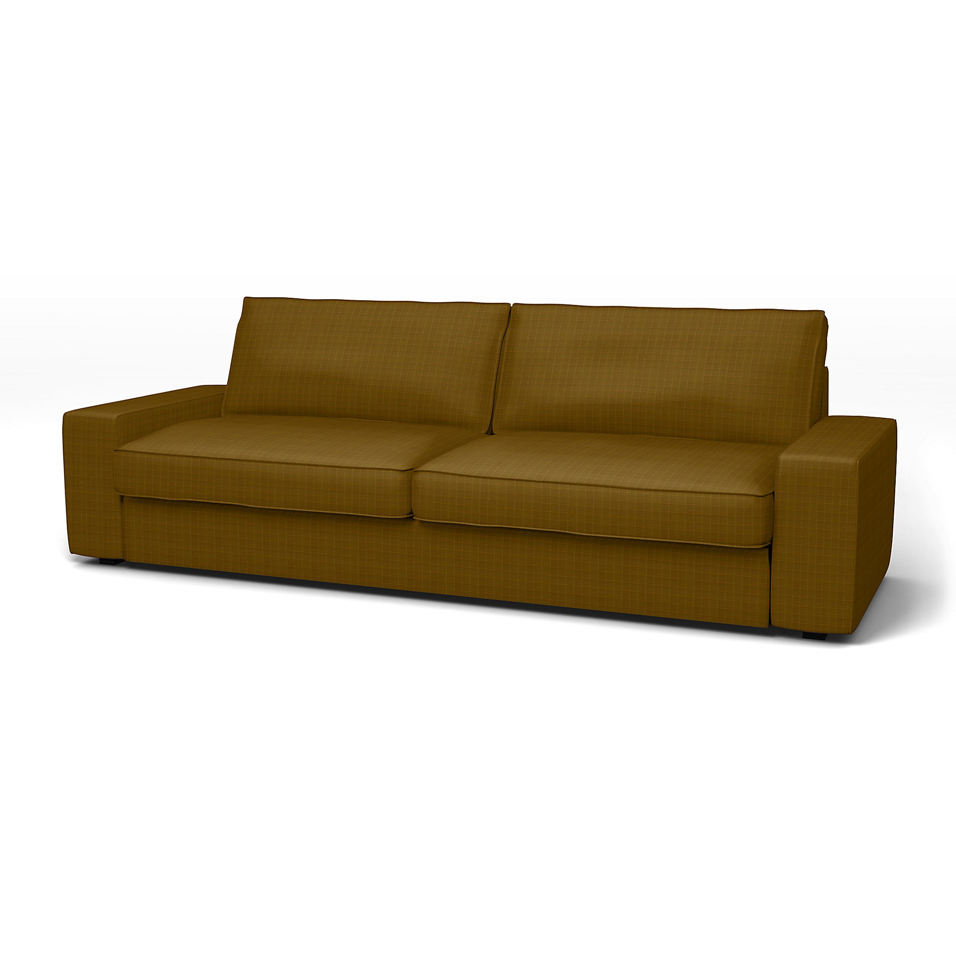 IKEA - Kivik Sofa Bed Cover, Turmeric, Velvet - Bemz