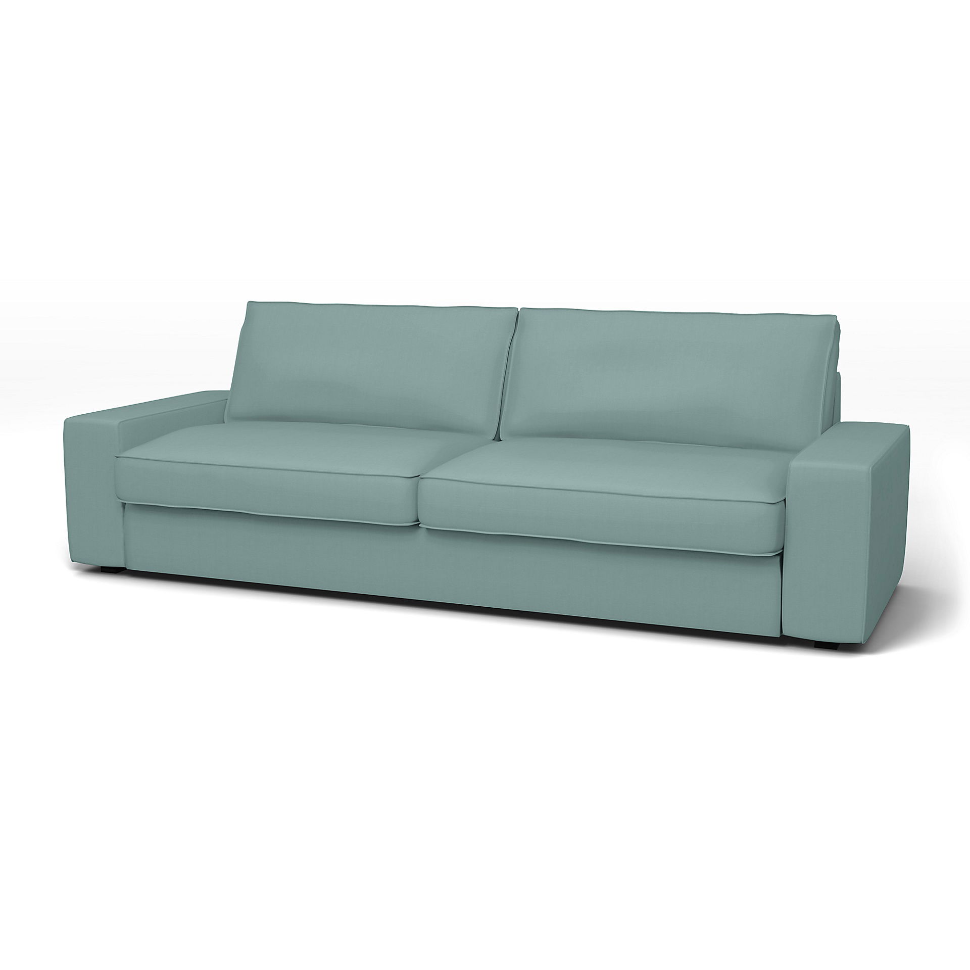 IKEA - Kivik Sofa Bed Cover, Mineral Blue, Cotton - Bemz