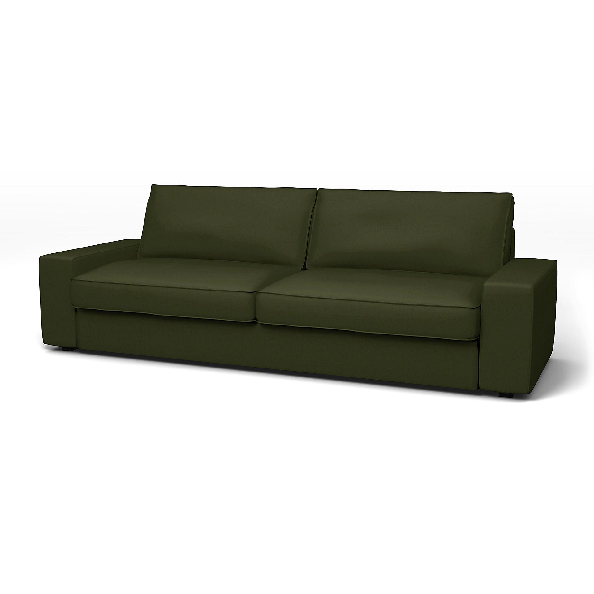 IKEA - Överdrag till Kivik bäddsoffa, Moss, Sammet - Bemz