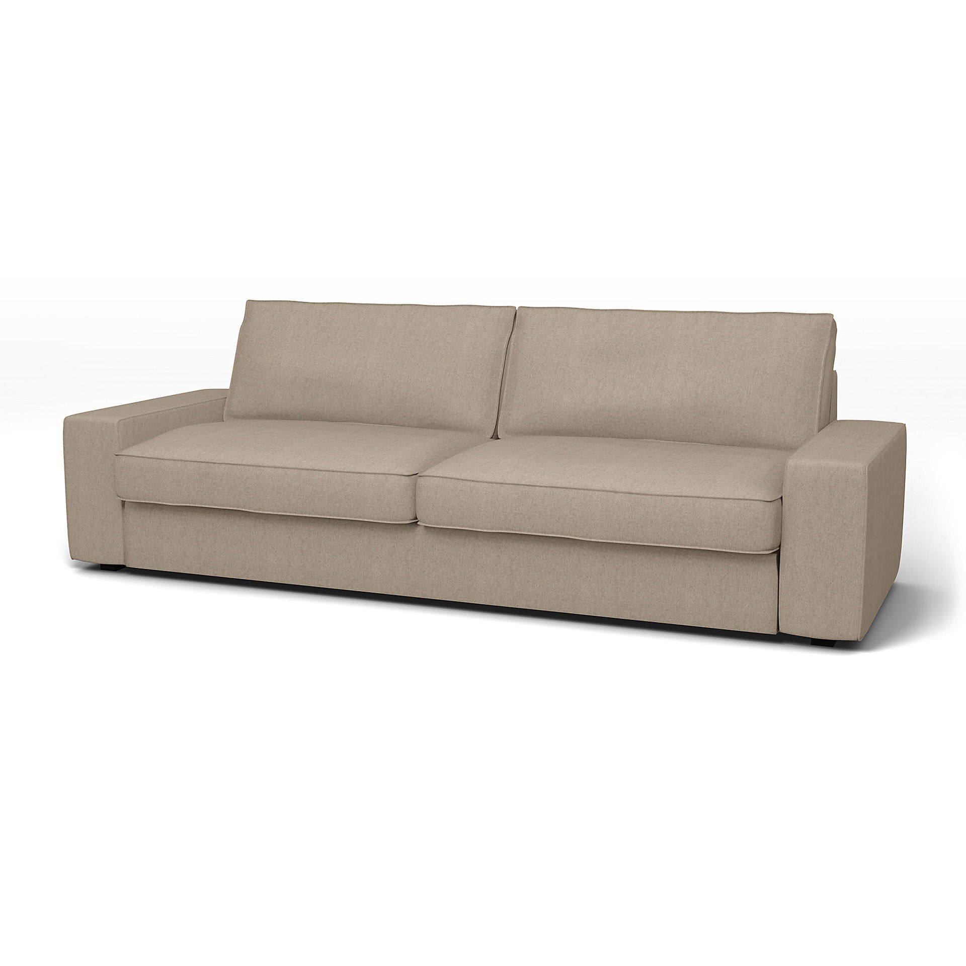 IKEA - Kivik Sofa Bed Cover, Birch, Wool - Bemz