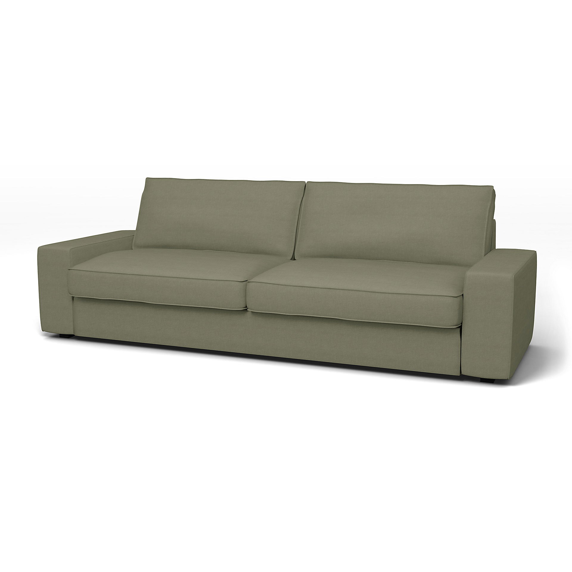 IKEA - Kivik Sofa Bed Cover, Sage, Linen - Bemz