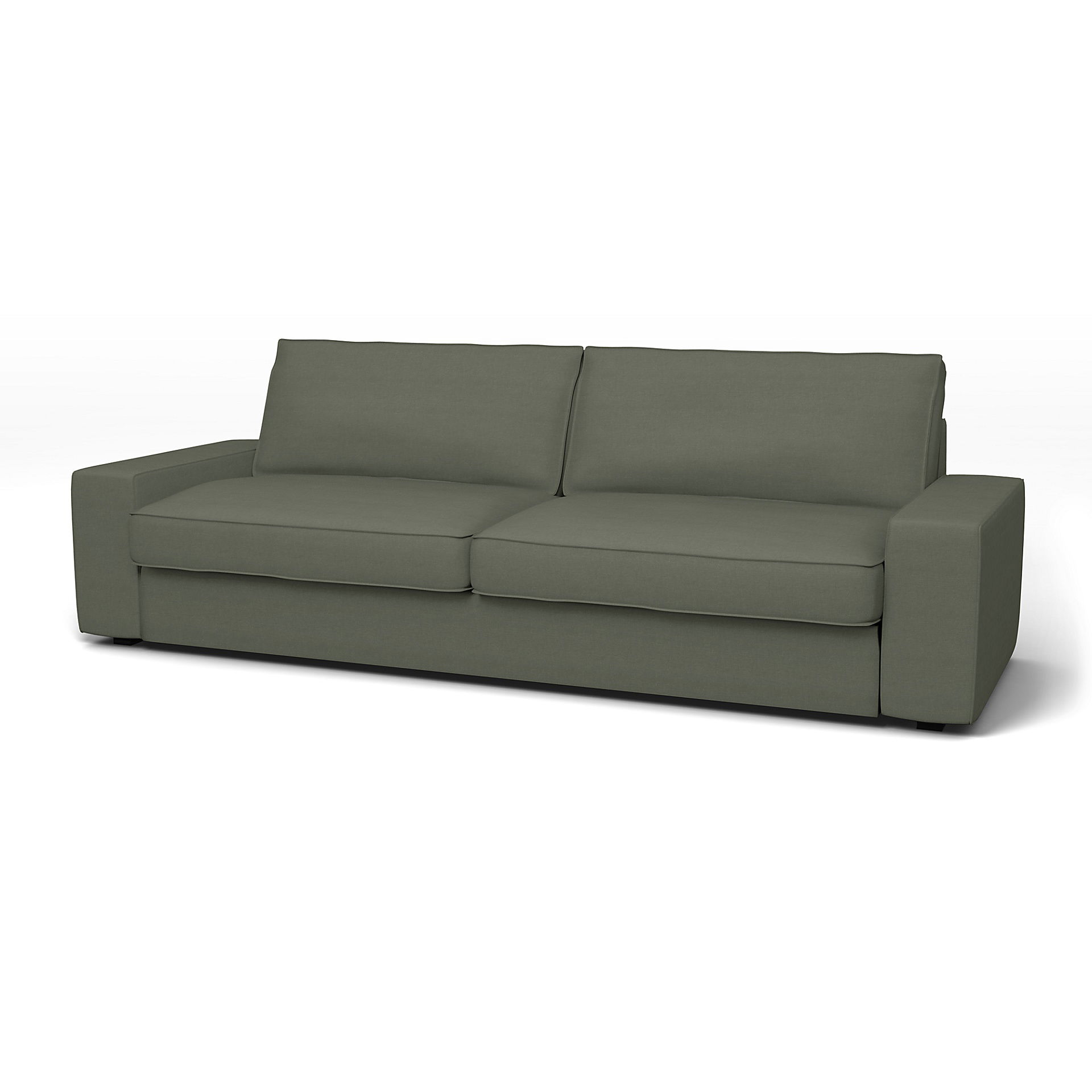 IKEA - Kivik Sofa Bed Cover, Rosemary, Linen - Bemz