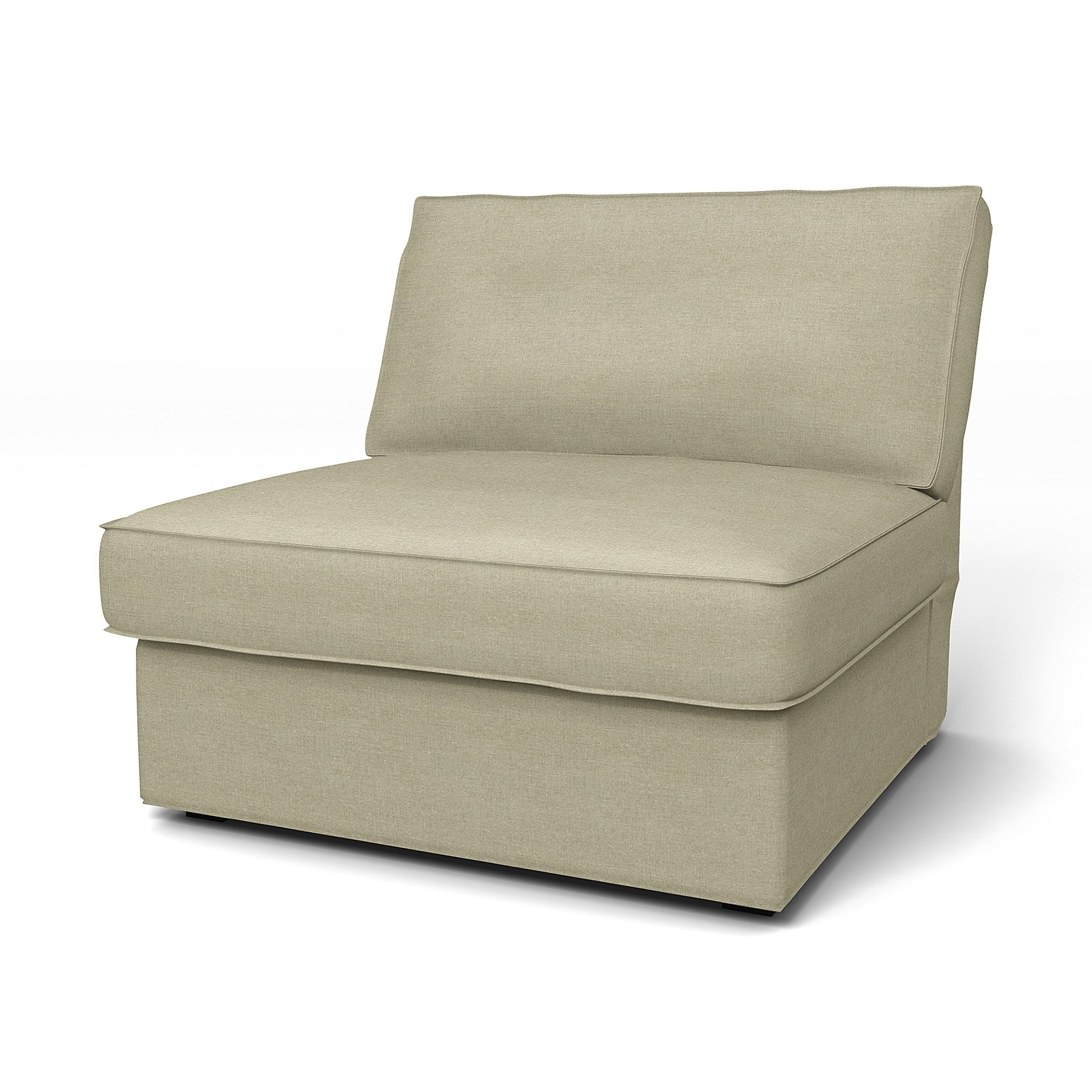 IKEA - Kivik 1 Seater Chair Cover, Pebble, Linen - Bemz
