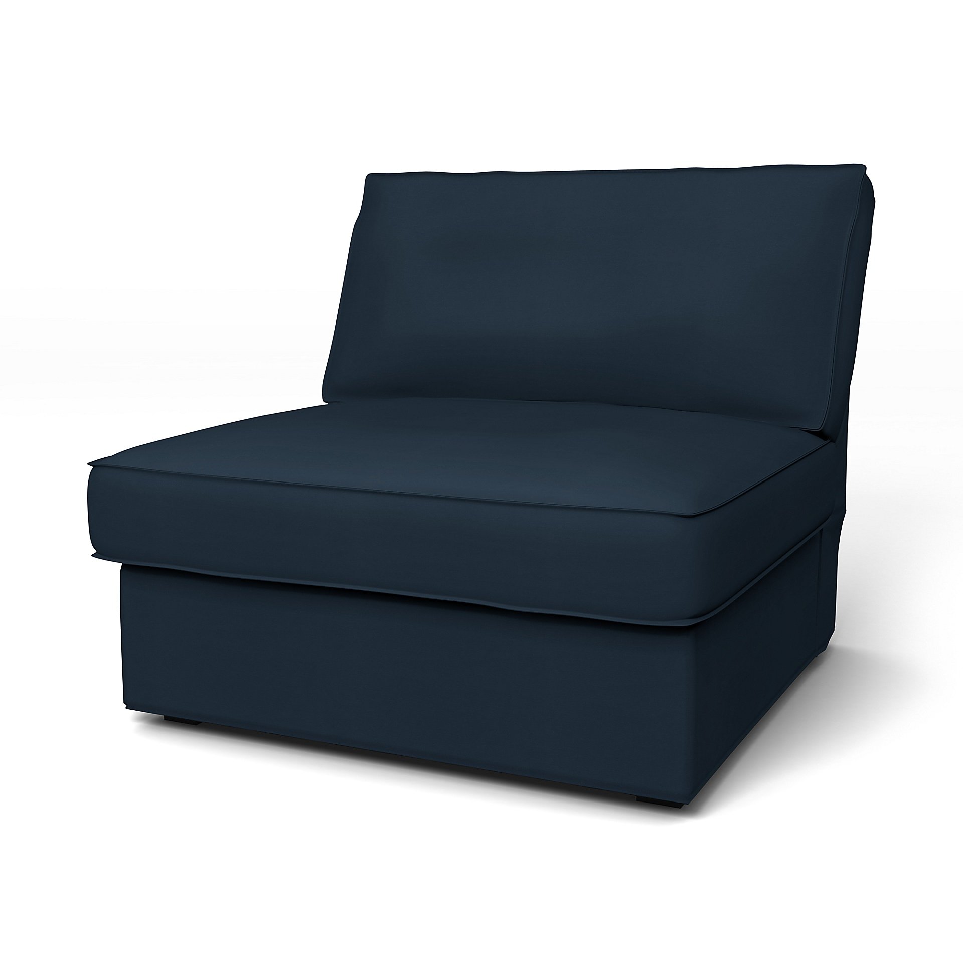 IKEA - Kivik 1 Seater Chair Cover, Navy Blue, Cotton - Bemz
