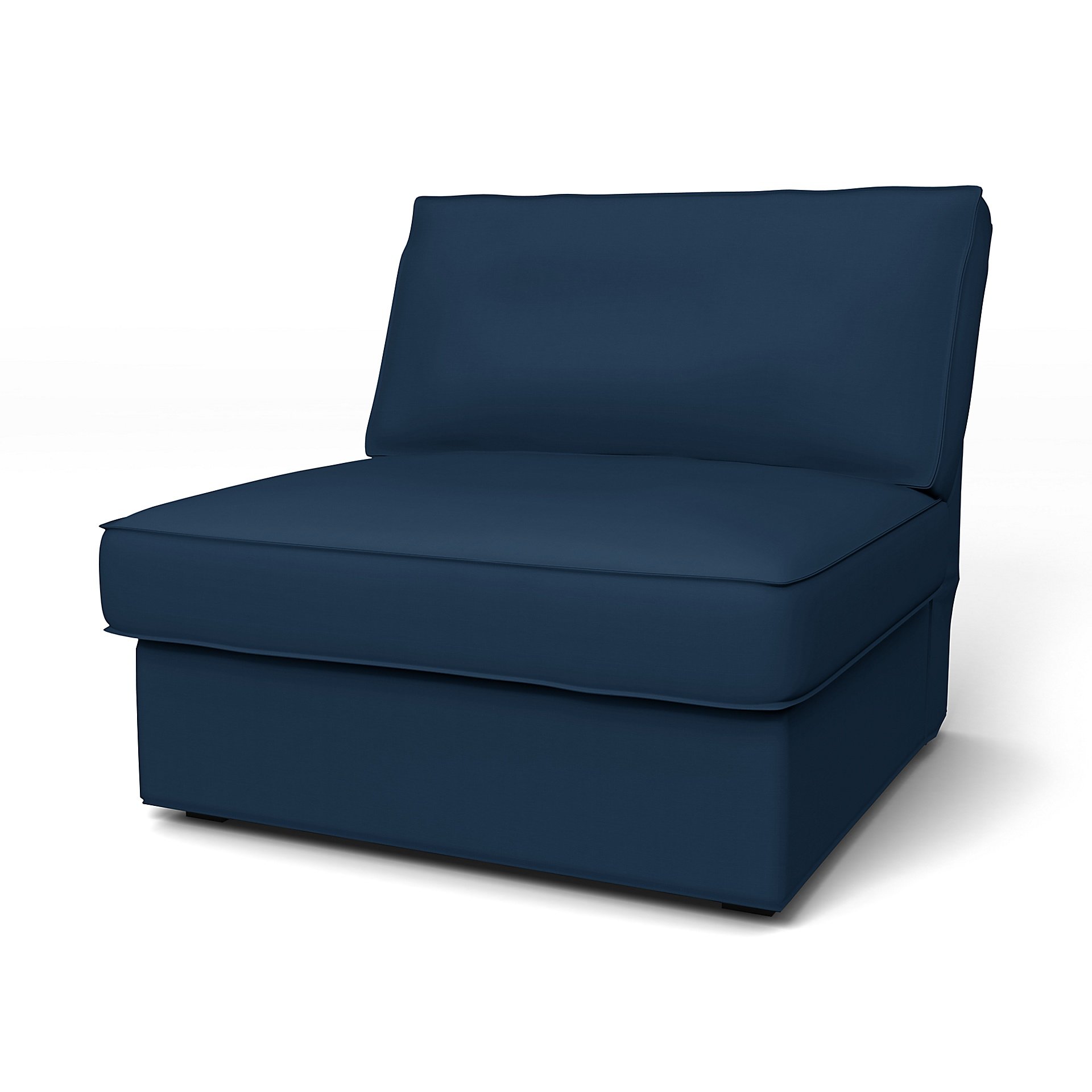 IKEA - Kivik 1 Seater Chair Cover, Deep Navy Blue, Cotton - Bemz