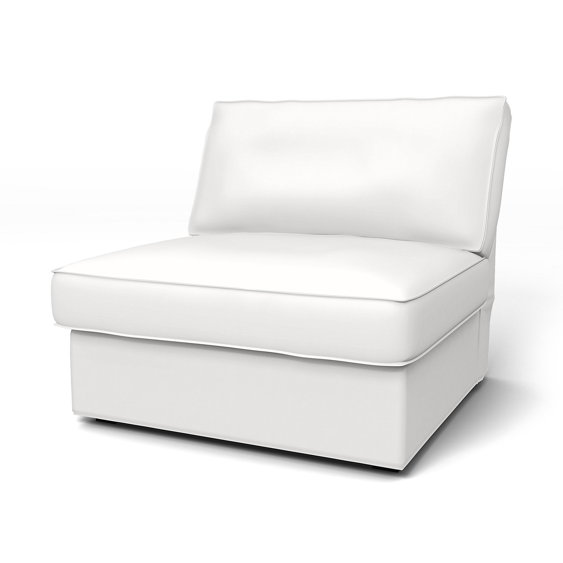 IKEA - Kivik 1 Seater Chair Cover, Absolute White, Cotton - Bemz