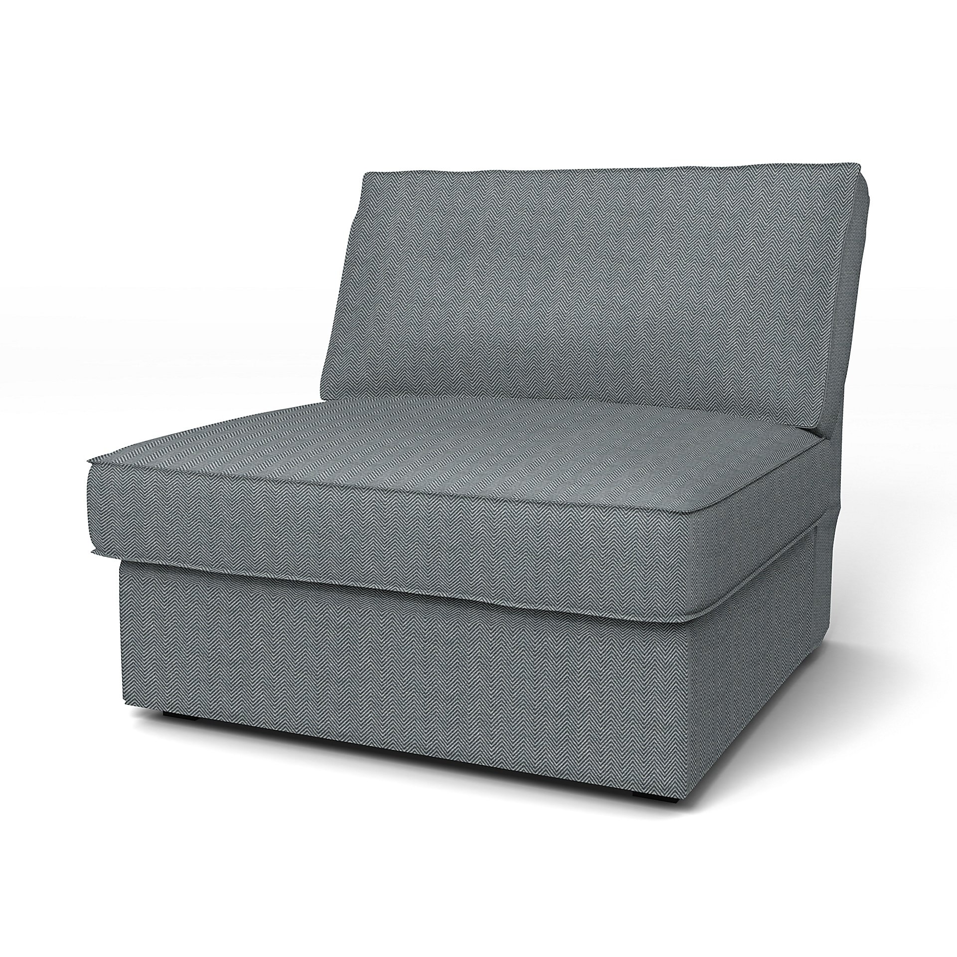 IKEA - Kivik 1 Seater Chair Cover, Denim, Cotton - Bemz