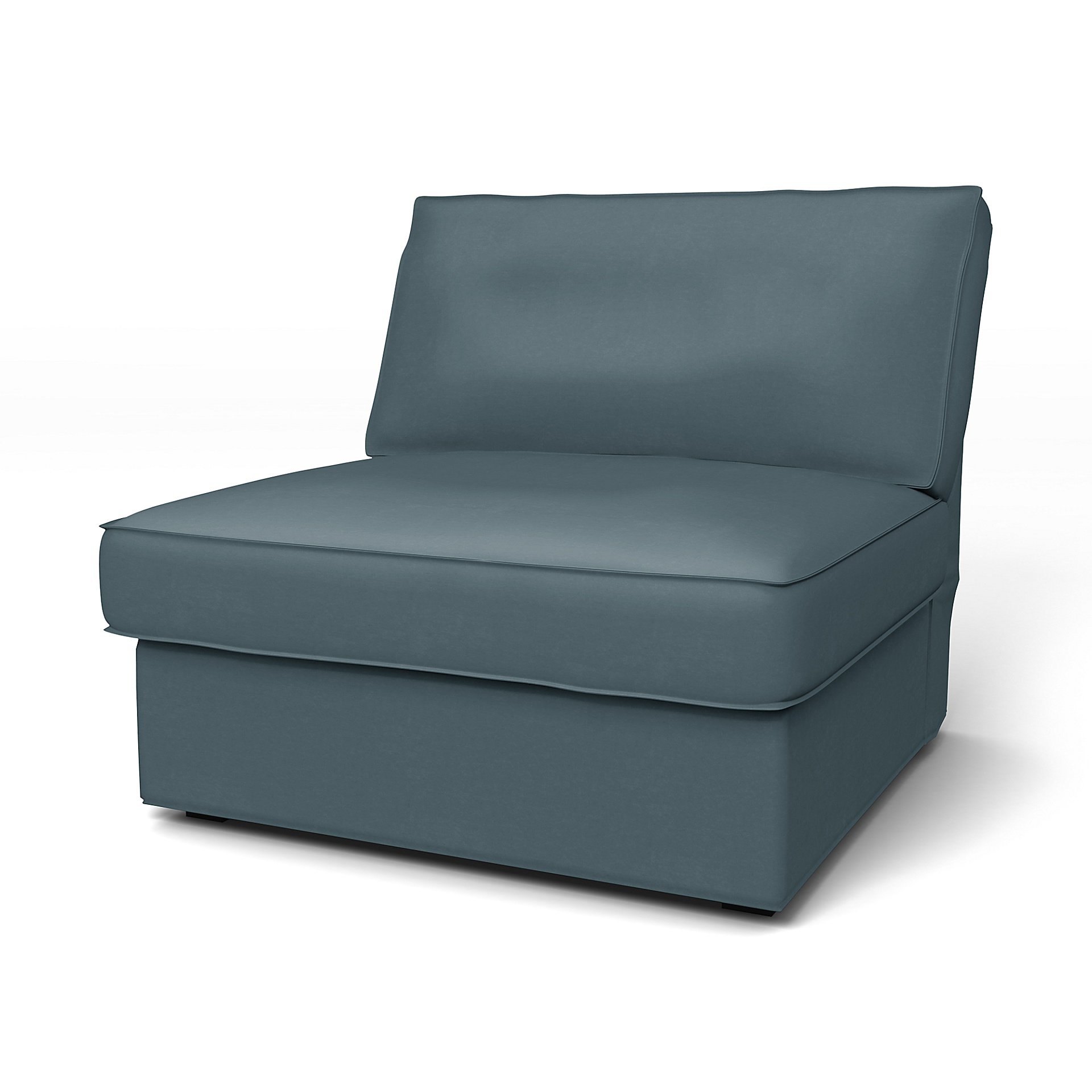 IKEA - Kivik 1 Seater Chair Cover, Duck Egg, Velvet - Bemz