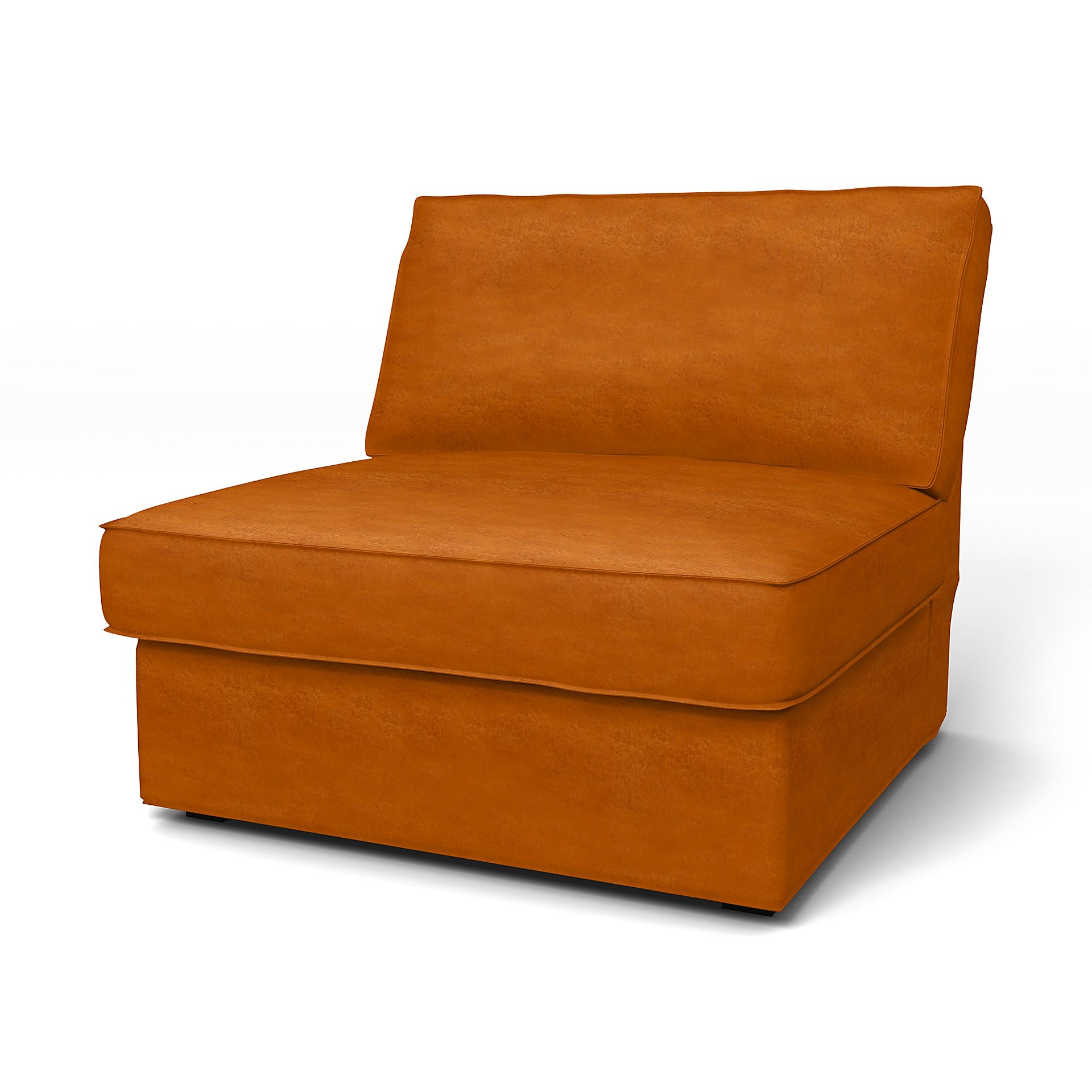 IKEA - Kivik 1 Seater Chair Cover, Cognac, Velvet - Bemz