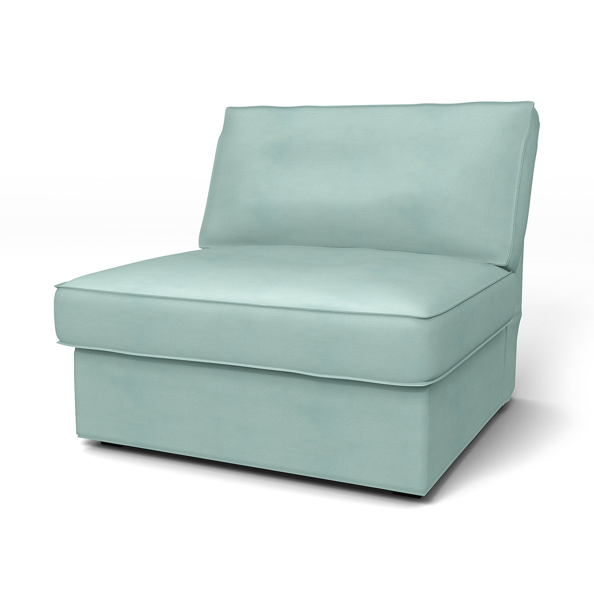 IKEA - Kivik 1 Seater Chair Cover, Mineral Blue, Linen - Bemz