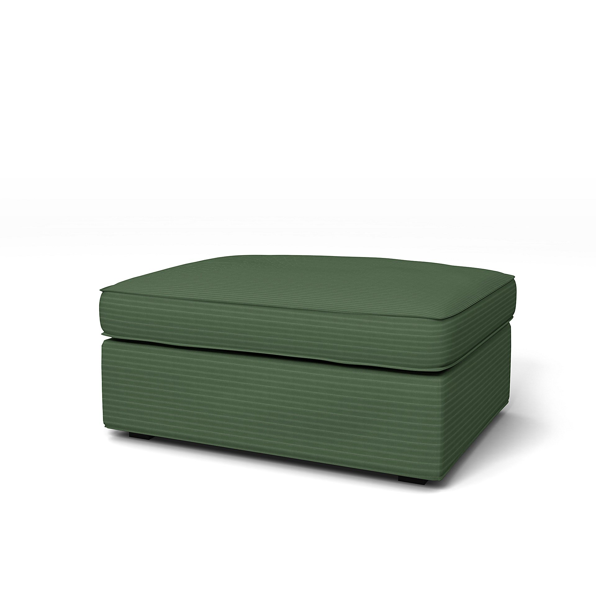 IKEA - Kivik Footstool Cover, Palm Green, Corduroy - Bemz
