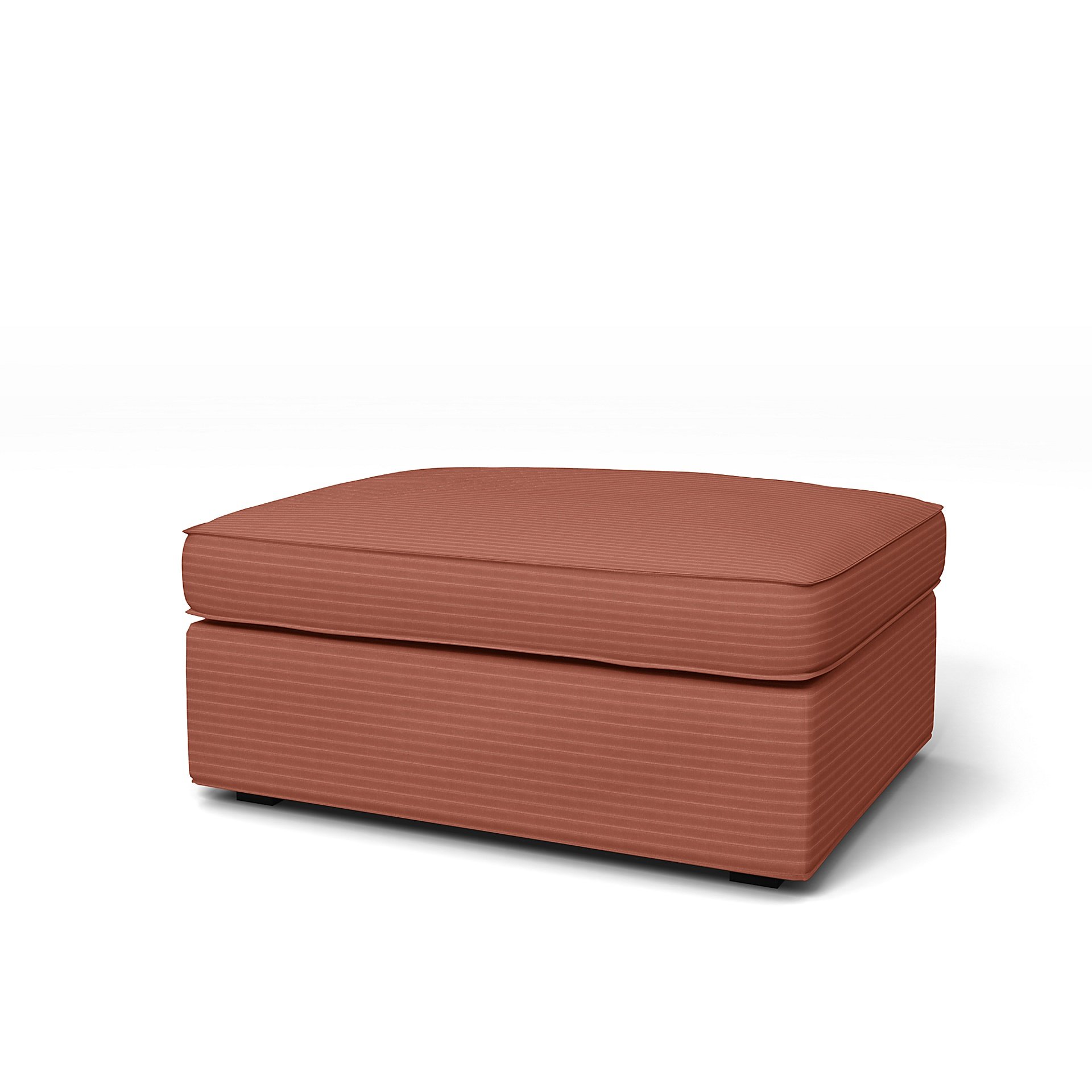 IKEA - Kivik Footstool Cover, Retro Pink, Corduroy - Bemz