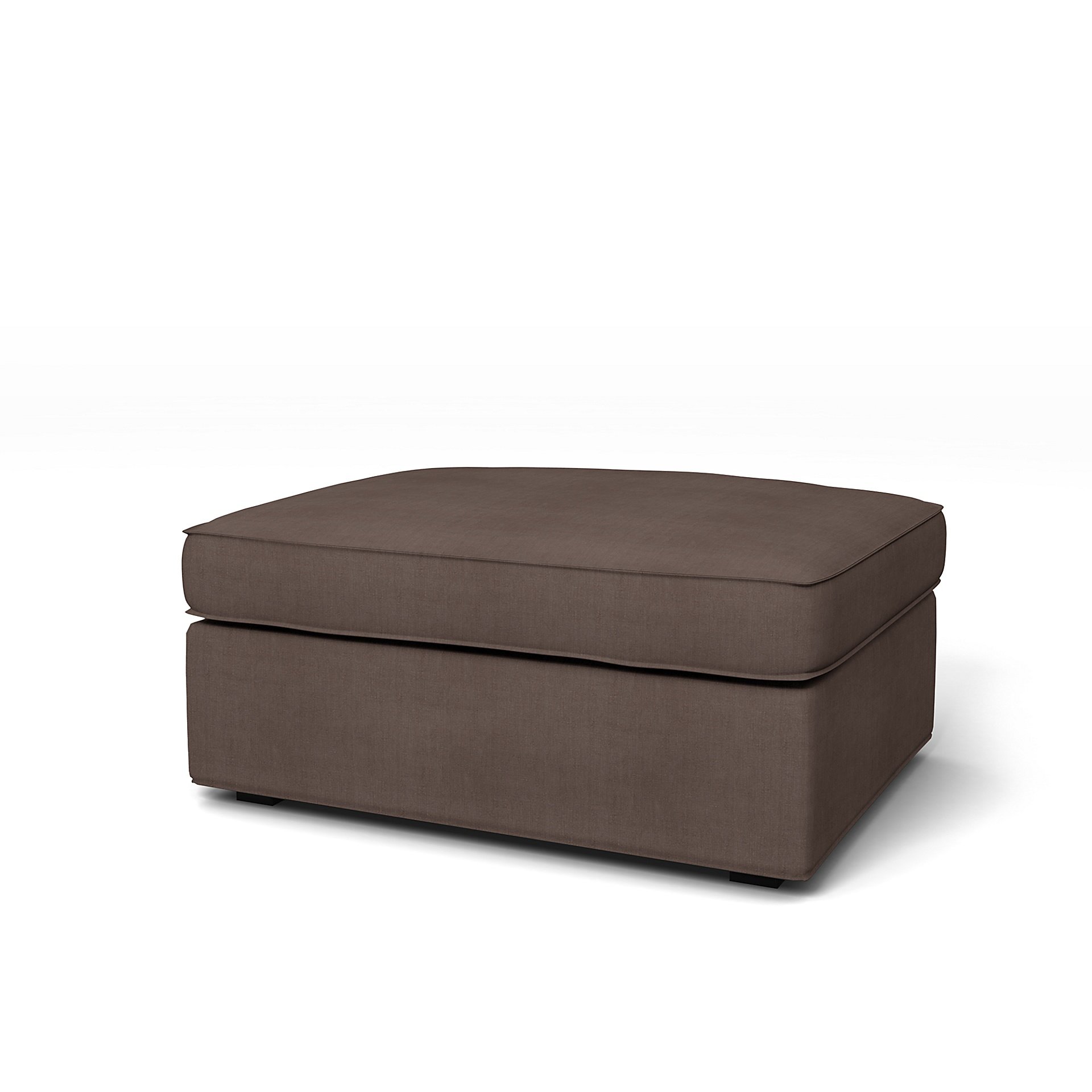 IKEA - Kivik Footstool Cover, Cocoa, Linen - Bemz