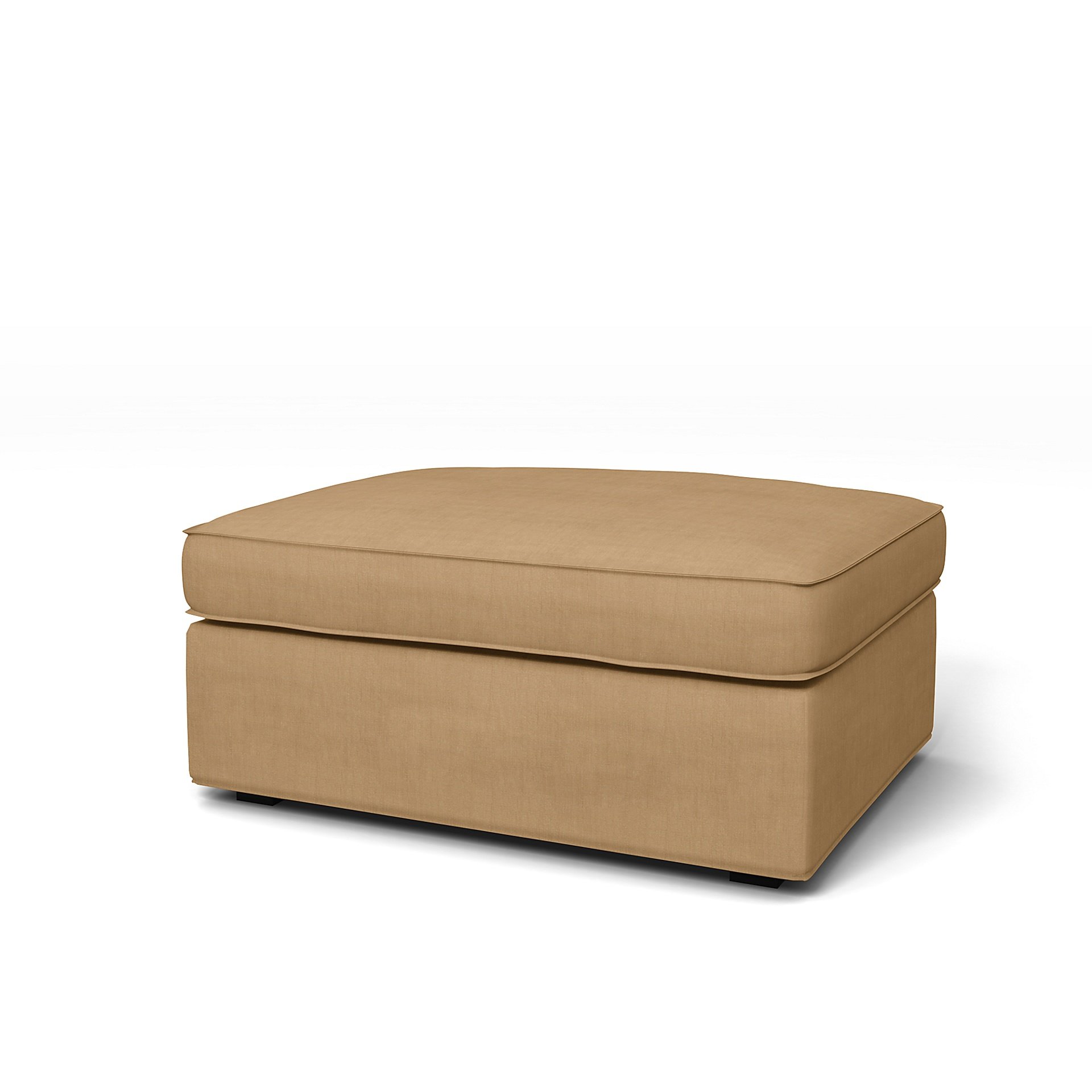 IKEA - Kivik Footstool Cover, Hemp, Linen - Bemz
