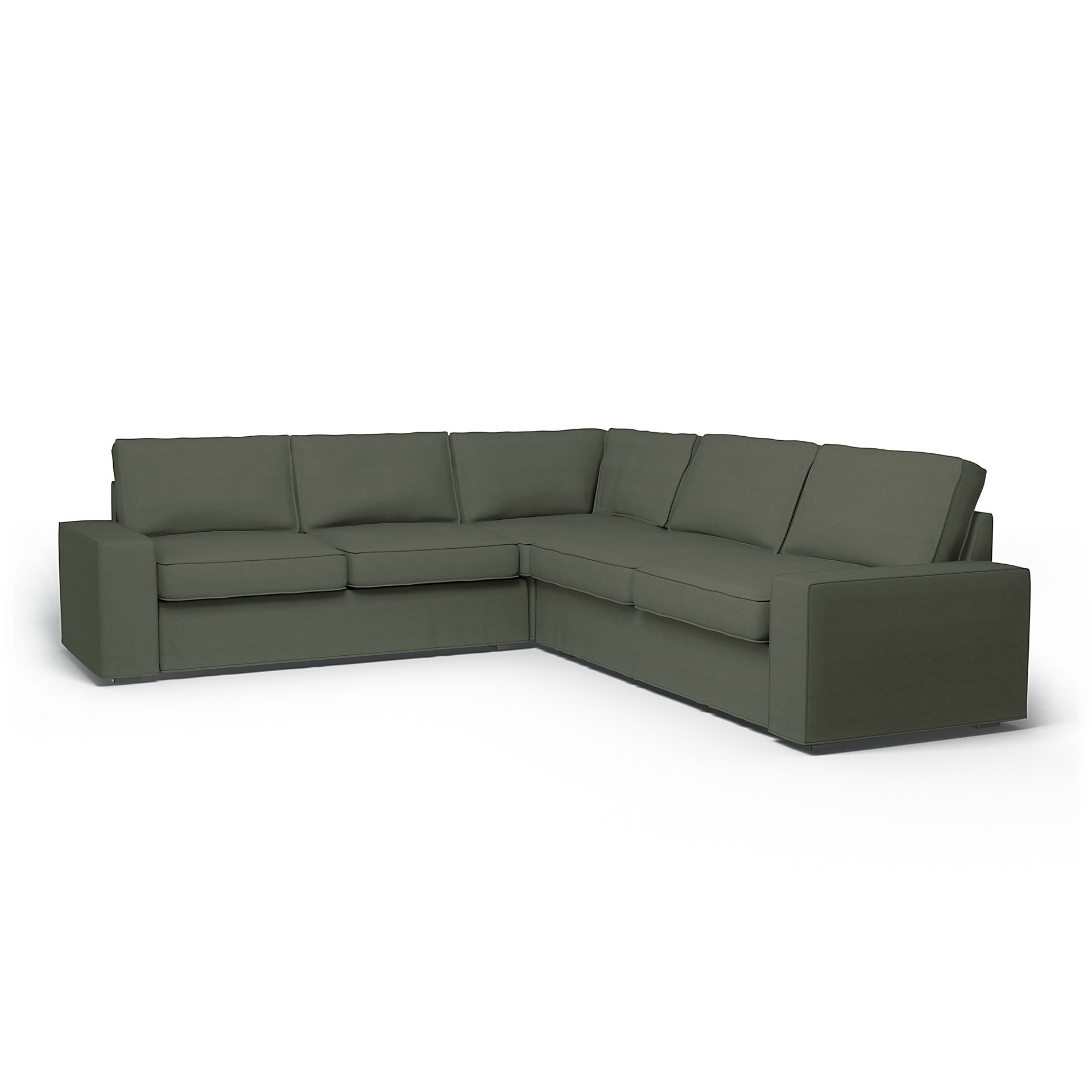 IKEA - Kivik Corner Sofa Cover (2+2), Rosemary, Linen - Bemz