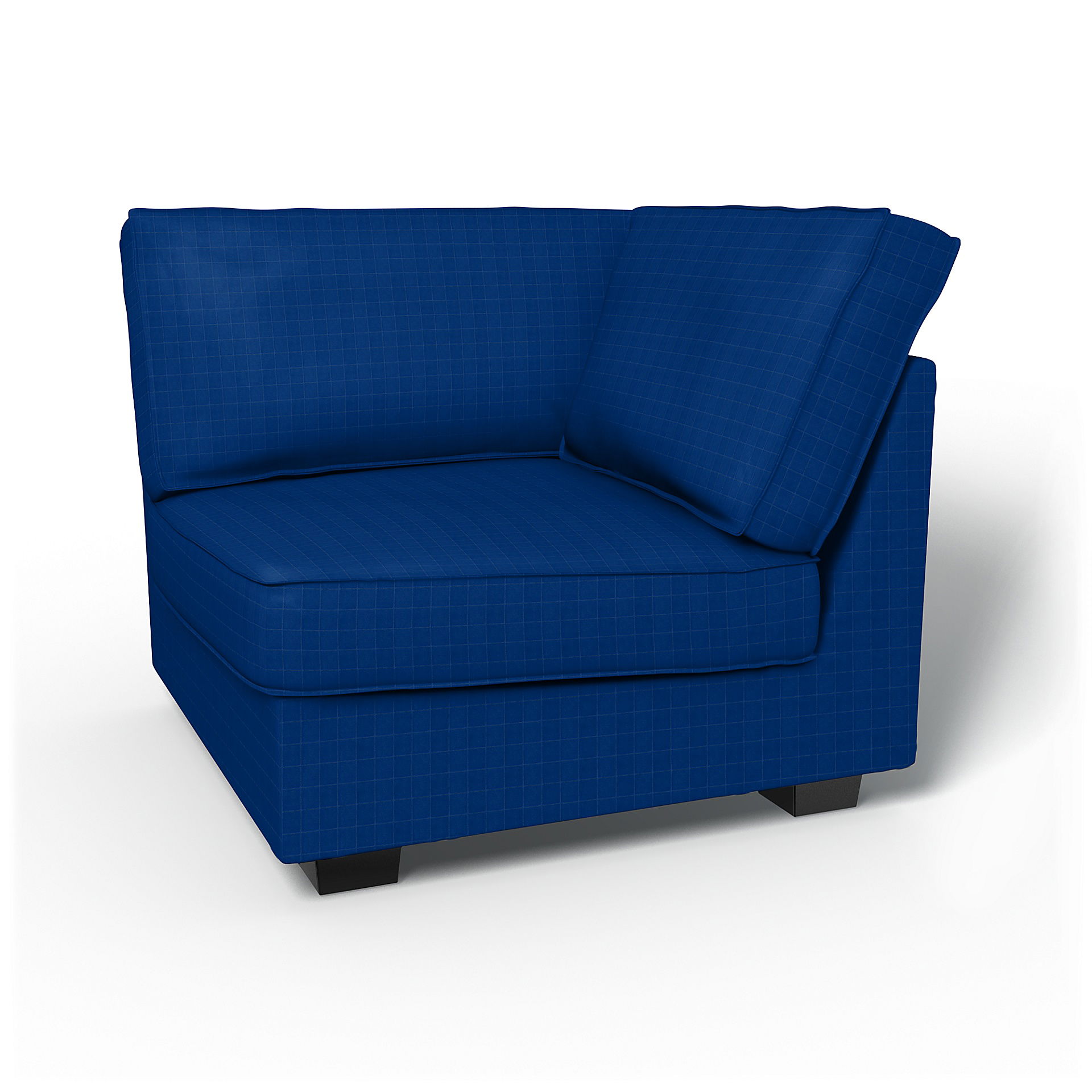 IKEA - Kivik Corner Module Add-on Unit Cover, Lapis Blue, Velvet - Bemz