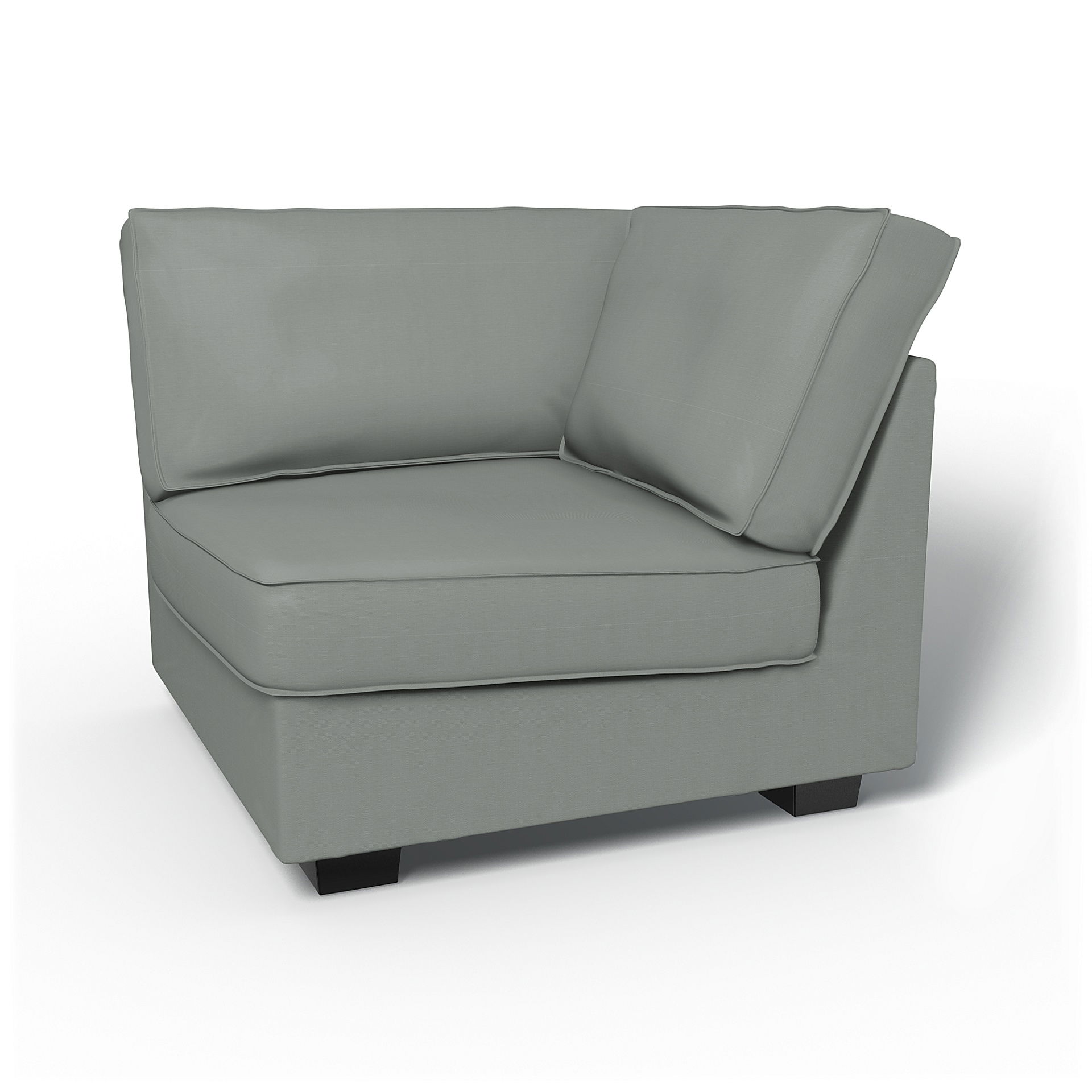 IKEA - Kivik Corner Module Add-on Unit Cover, Drizzle, Cotton - Bemz