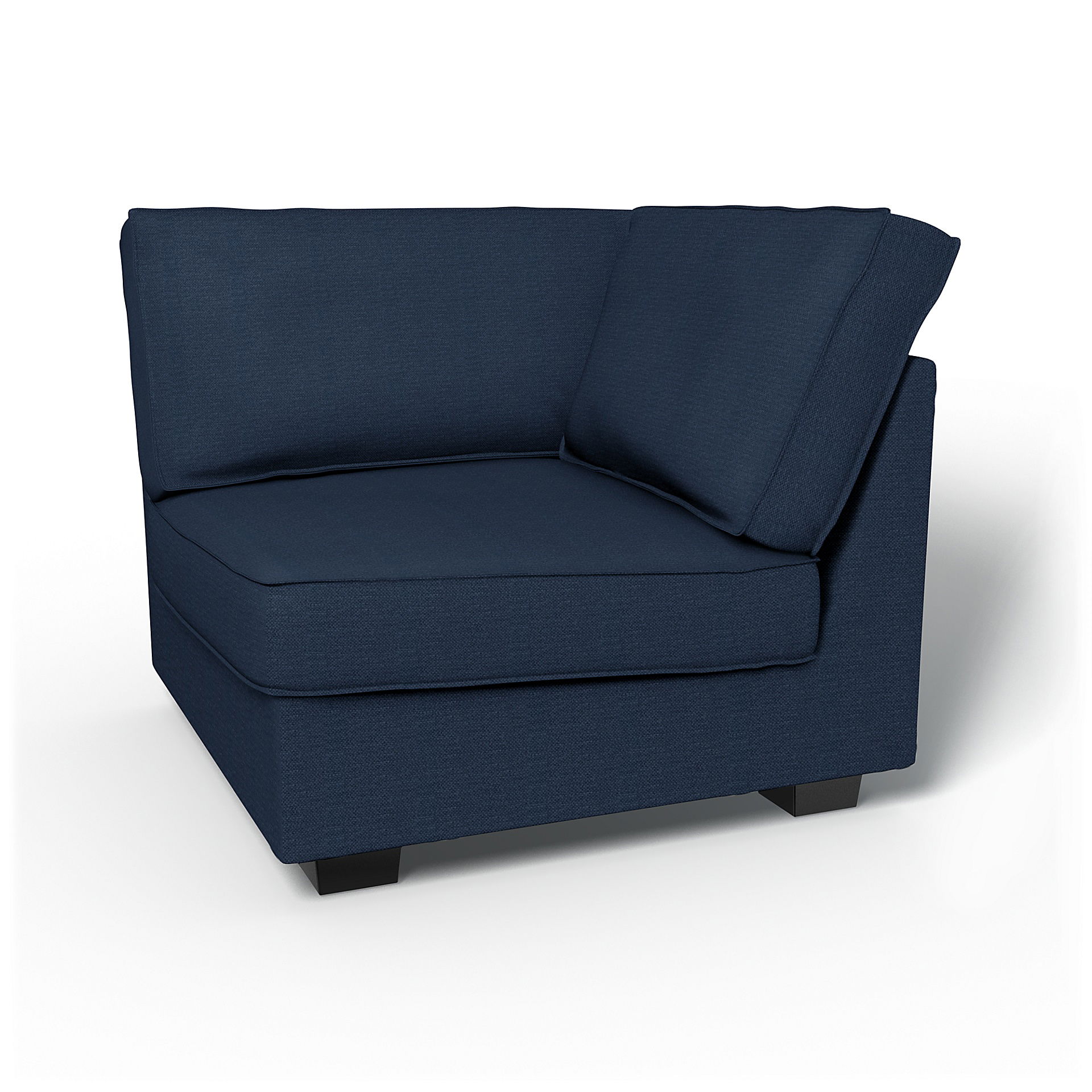 IKEA - Kivik Corner Module Add-on Unit Cover, Navy Blue, Linen - Bemz