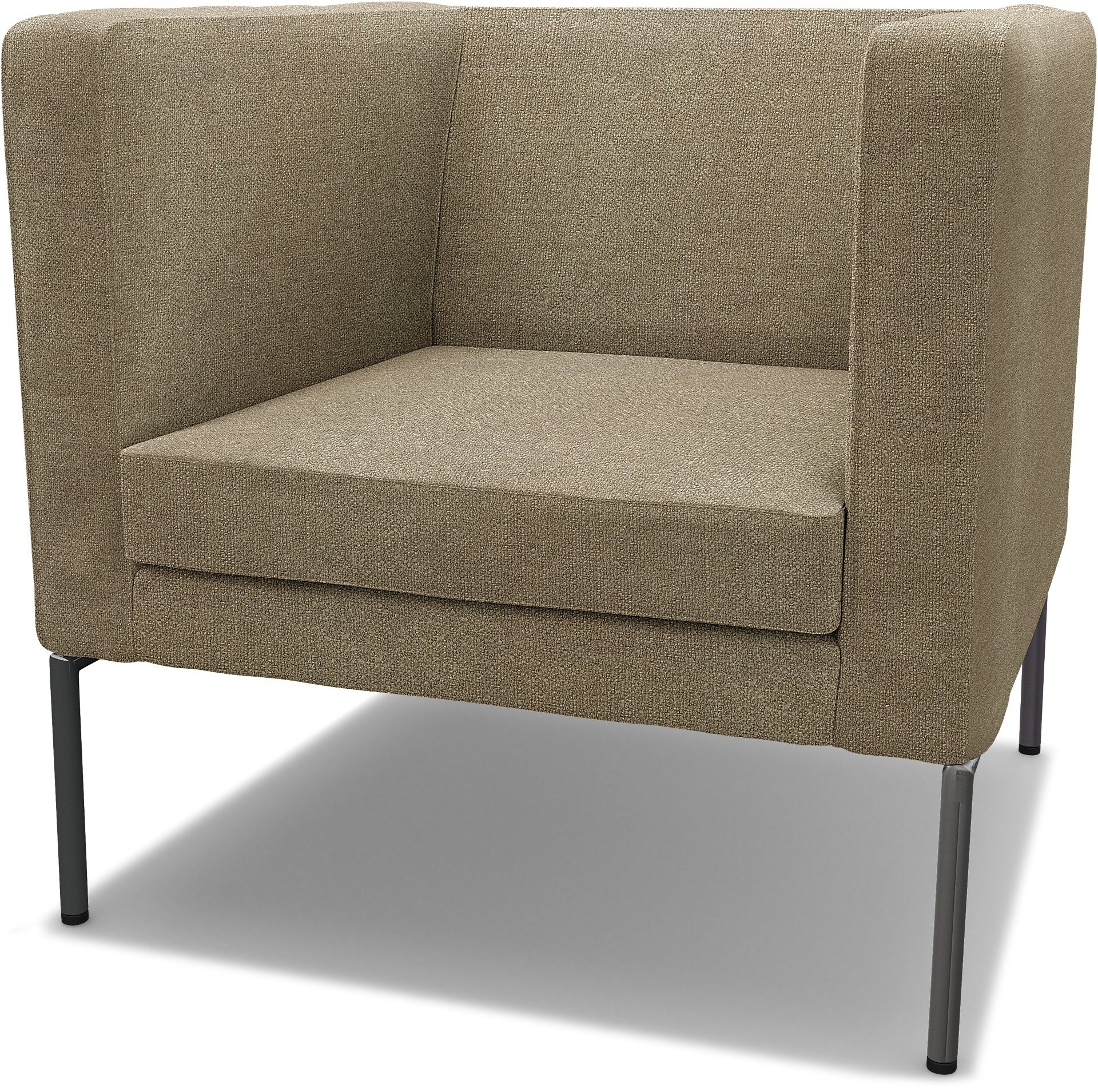 IKEA - Klappsta Armchair Cover, Pebble, Boucle & Texture - Bemz