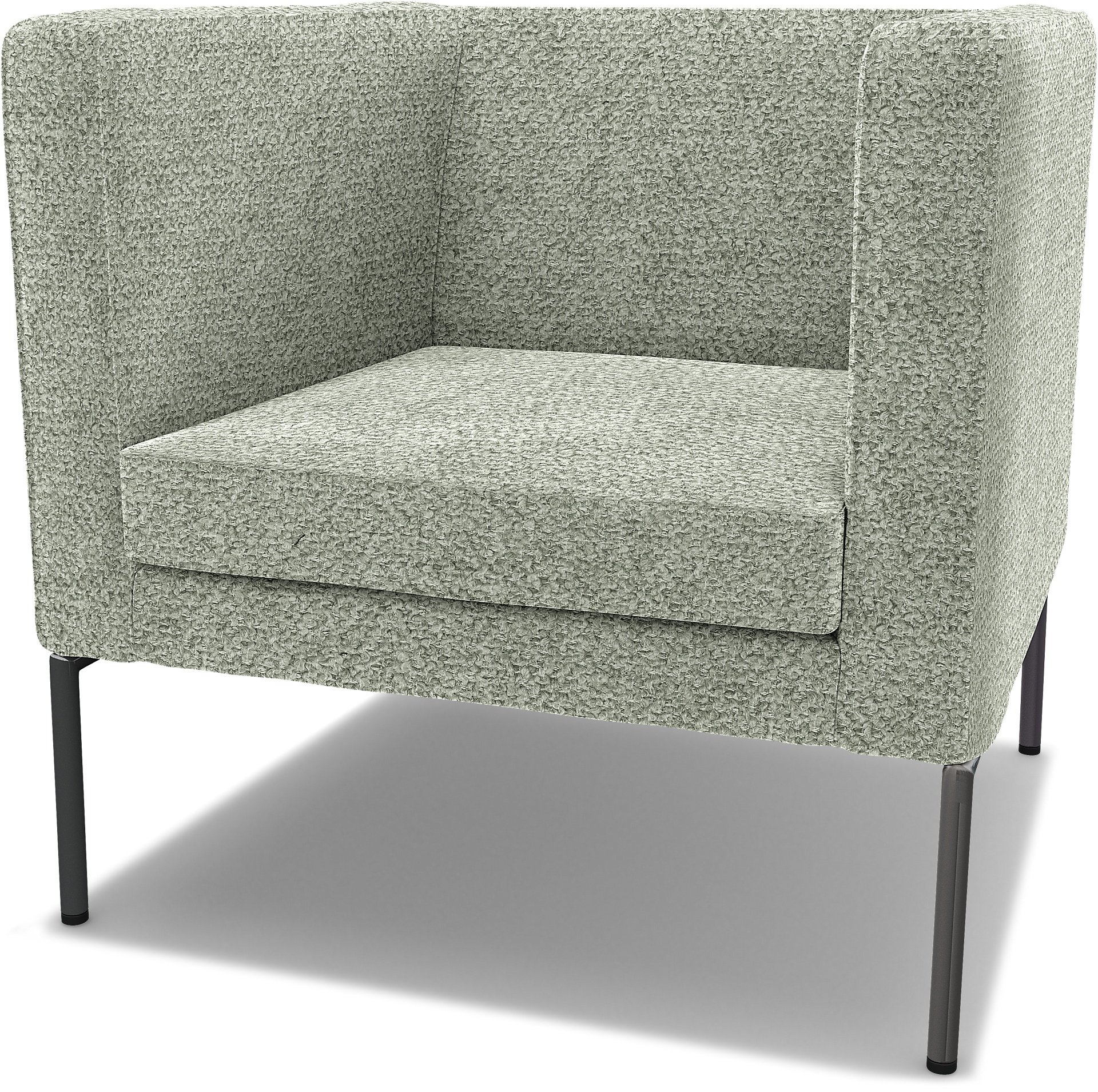 IKEA - Klappsta Armchair Cover, Pistachio, Boucle & Texture - Bemz
